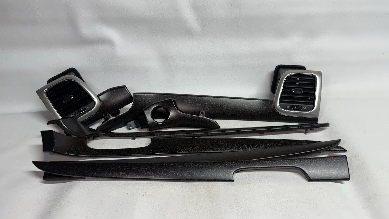 2011-2020 JEEP GRAND CHEROKEE WOOD DASH DOOR TRIM DARK WOODGRAIN SET OEM MATTE