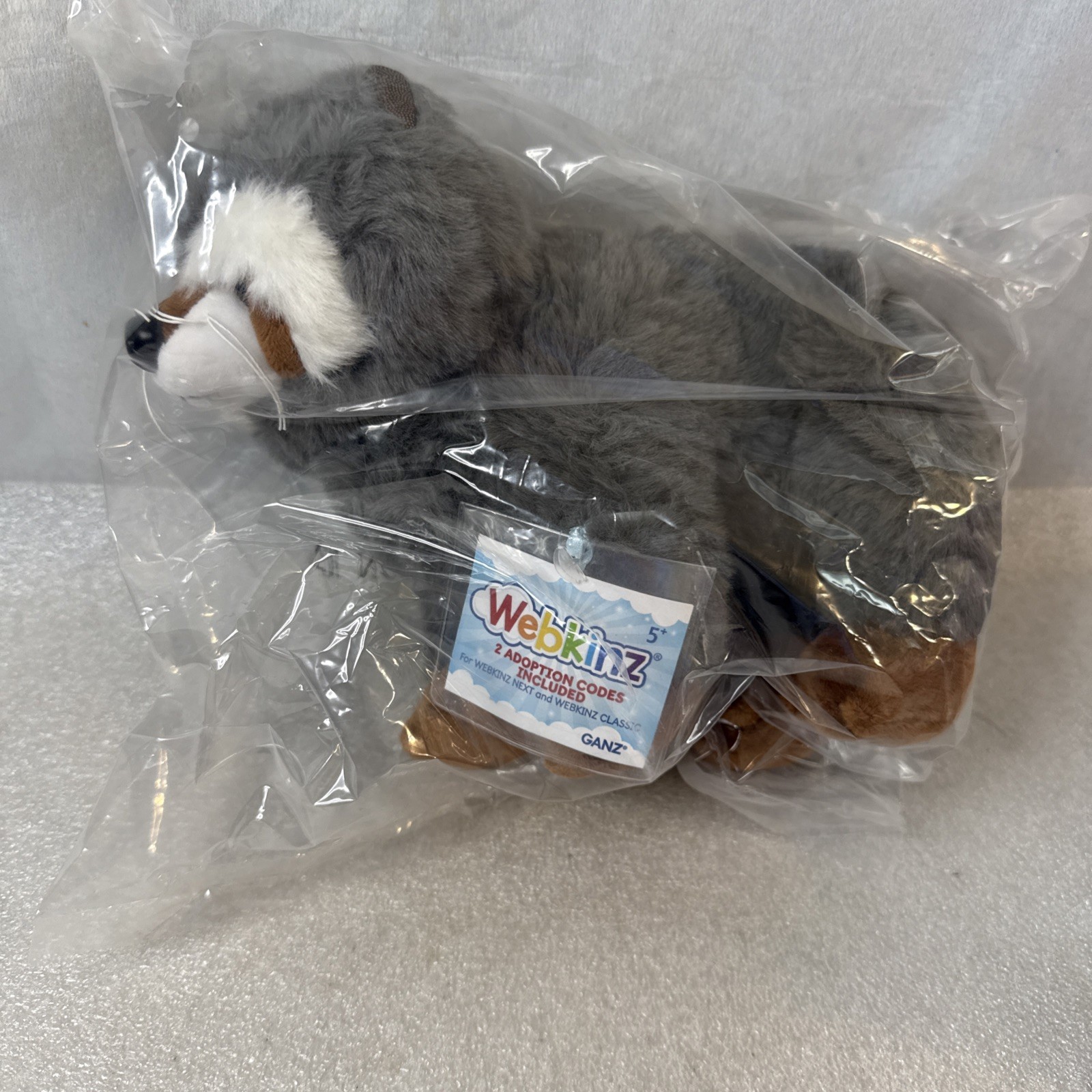 Ganz 2026 Webkinz Next Raccoon NEW WK00043 Dual 2 Adoption Codes Gen3 Ganz 2026 Webkinz Next Raccoon NEW WK00043 Dual 2 Adoption Codes Gen3