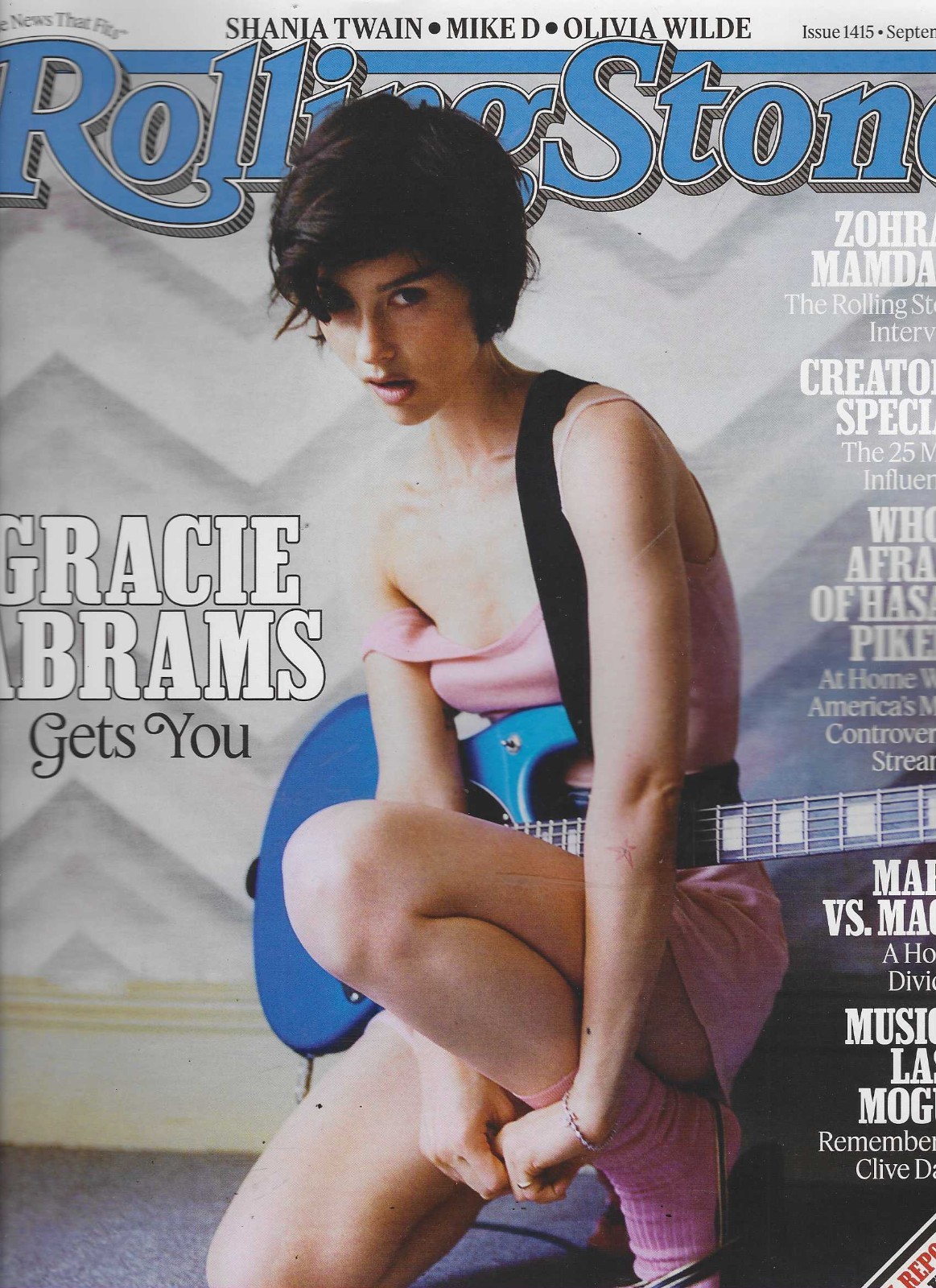 Rolling Stone Magazine Issue 1415, September 2026: Gracie Adams