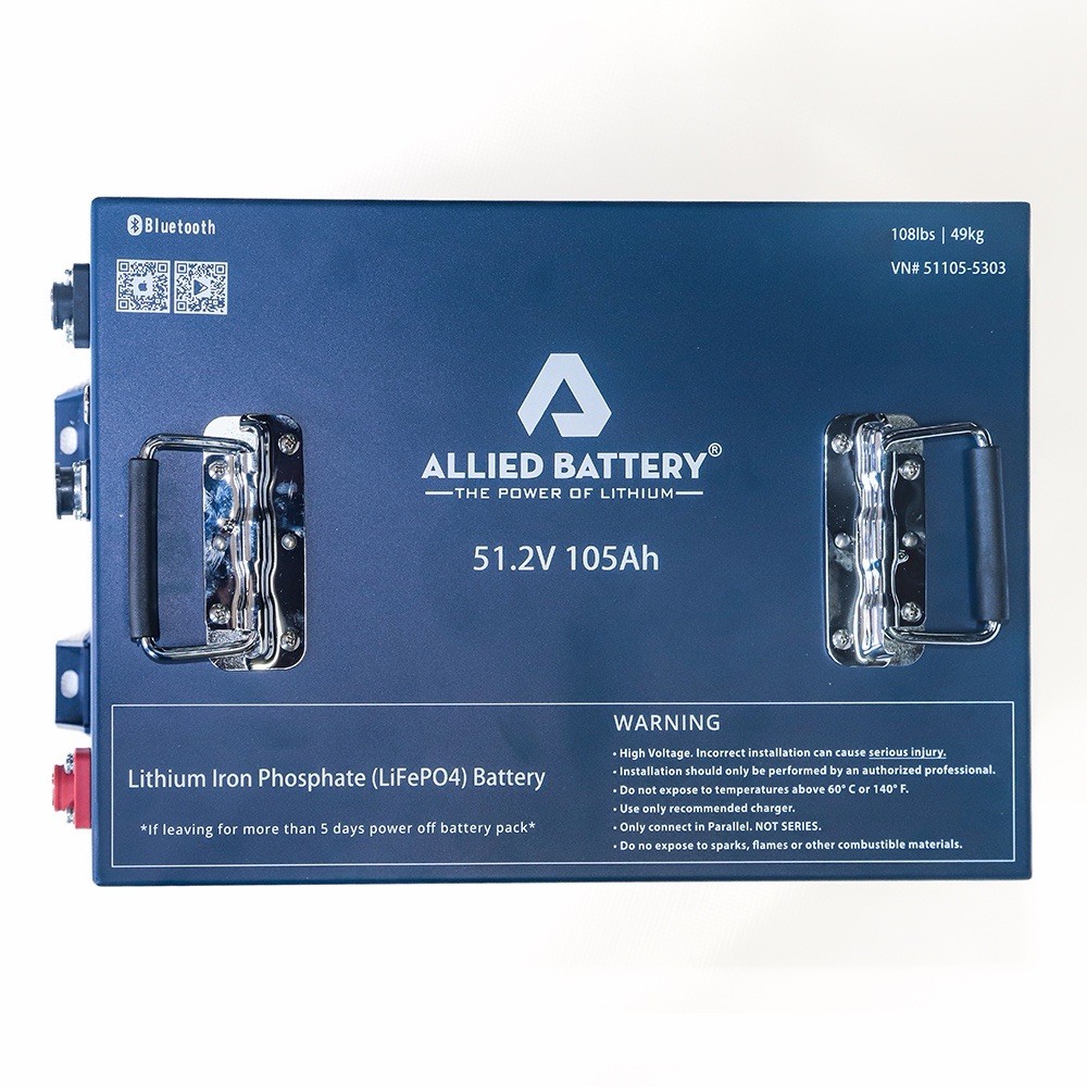 48V 105Ah Allied Battery Lithium Ion Polaris Ranger EV / Golf Cart Battery Used 48V 105Ah Allied Battery Lithium Ion Polaris Ranger EV / Golf Cart Battery Used
