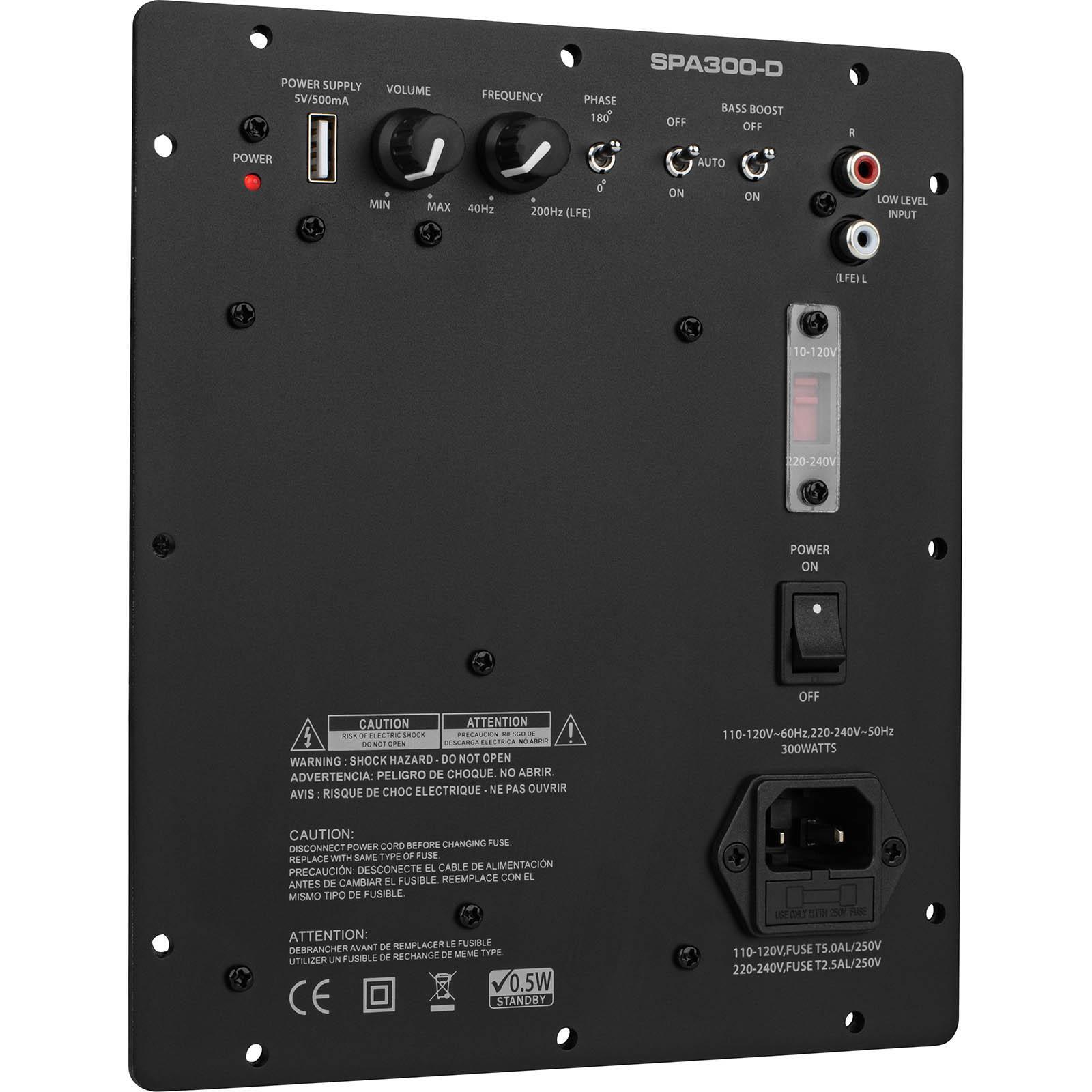 Dayton Audio SPA300-D 300 Watt Class-D Subwoofer Plate Amplifier Dayton Audio SPA300-D 300 Watt Class-D Subwoofer Plate Amplifier