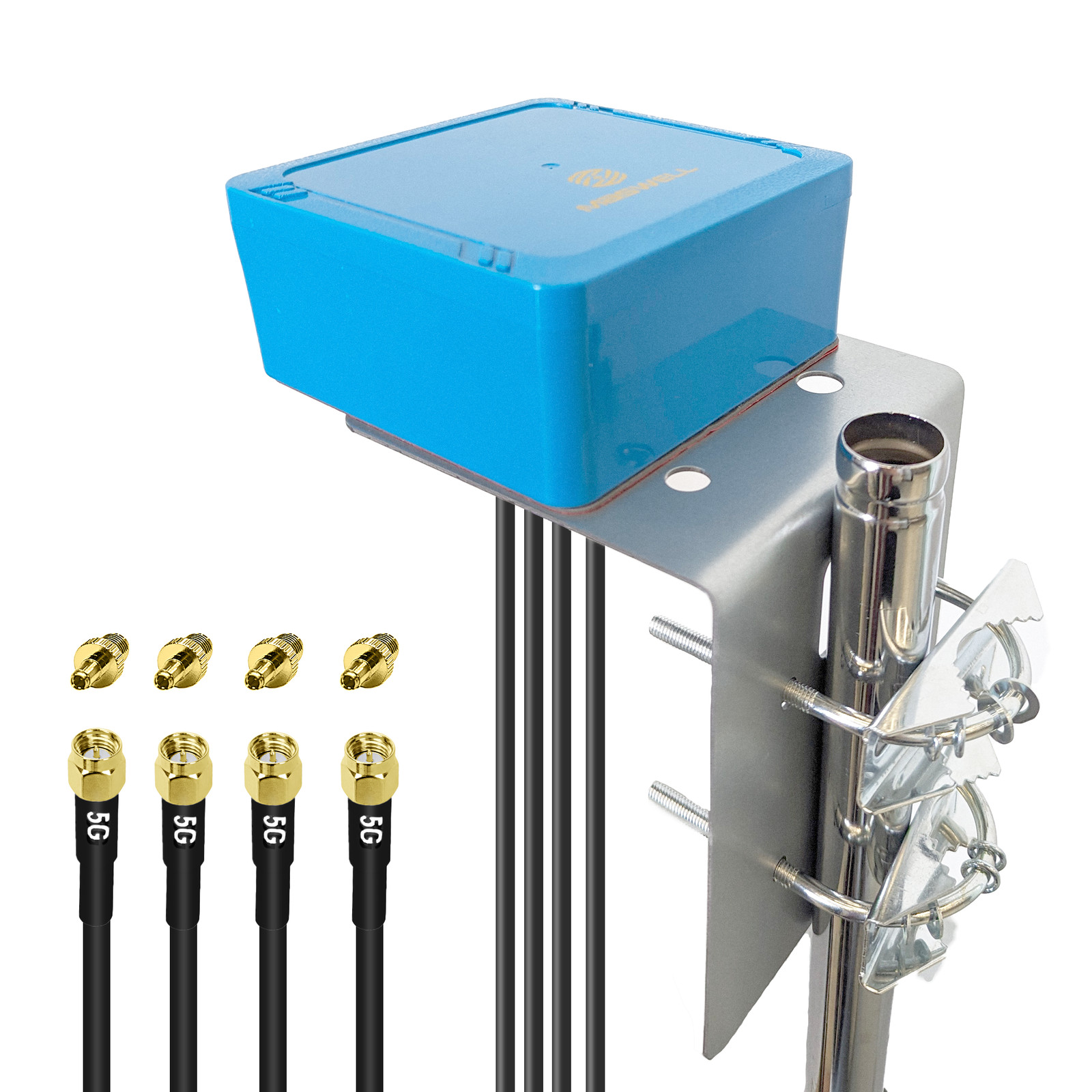 Maswell MIMO 4X4 Cellular 5G 4G+ LTE Antenna Outdoor 700-6000 MHz WIFI6 M2M IoT Maswell MIMO 4X4 Cellular 5G 4G+ LTE Antenna Outdoor 700-6000 MHz WIFI6 M2M IoT
