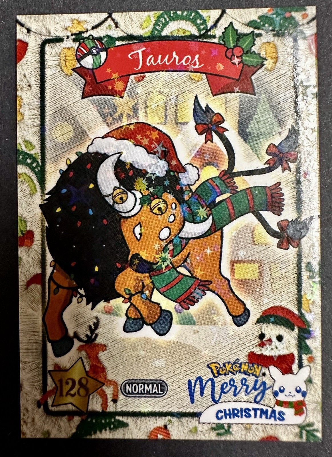 TAUROS - POKEMON KANTO COLLECTOONS LIMITED CHRISTMAS HOLO TAUROS - POKEMON KANTO COLLECTOONS LIMITED CHRISTMAS HOLO