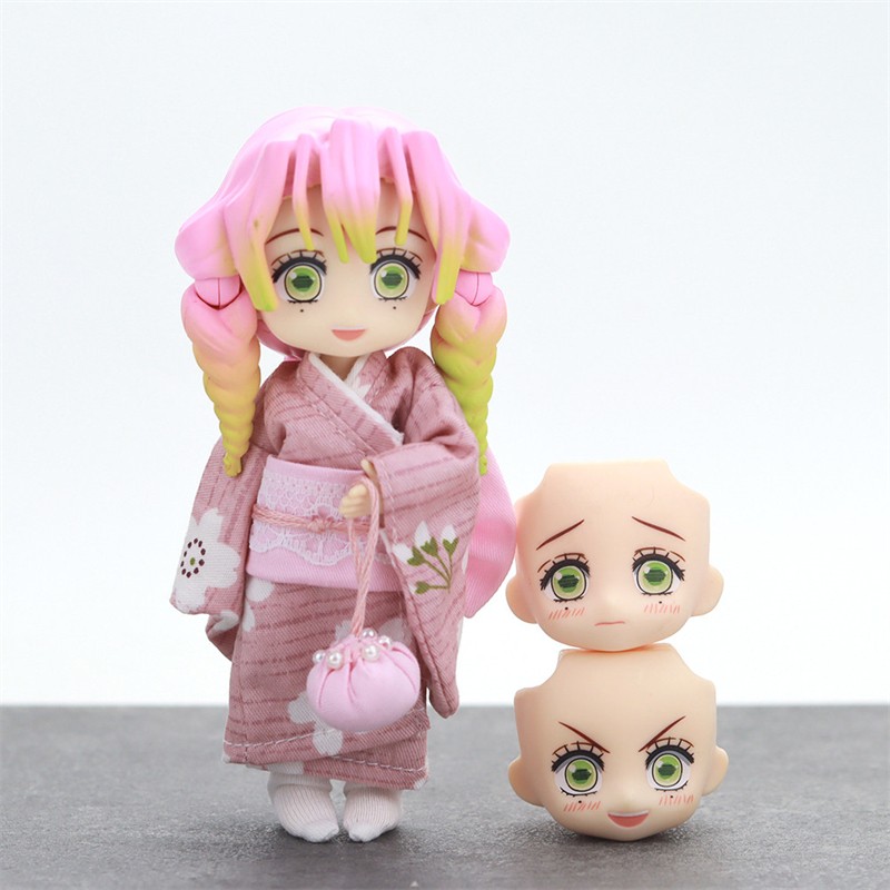 Anime Demon Slayer 1/12 OB11 BJD Action Figure Toys Joint Movable Doll Set Gift