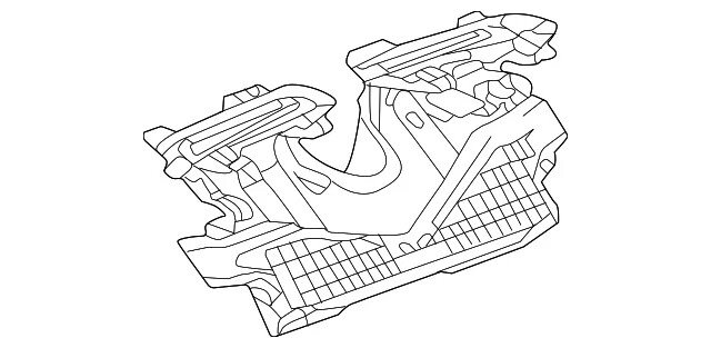 Genuine GM Windshield Defroster Outlet Duct 84692397 Genuine GM Windshield Defroster Outlet Duct 84692397