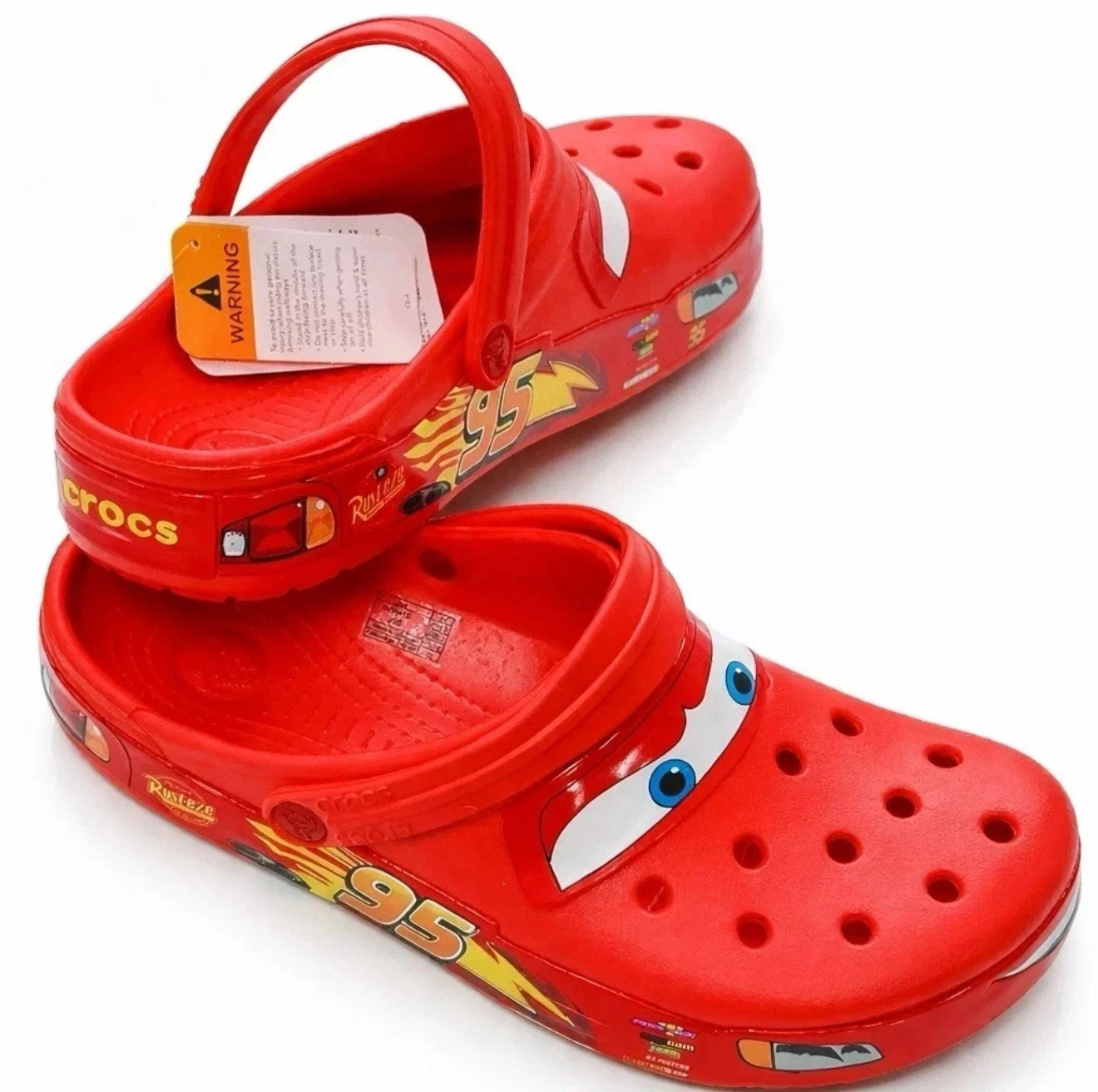 NEW Crocs Lightning McQueen Clog Adult Shoe Limited Classic No Lightup NEW Crocs Lightning McQueen Clog Adult Shoe Limited Classic No Lightup