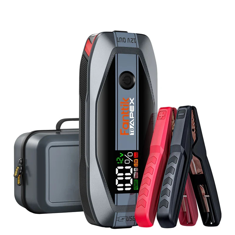 Fanttik T8 APEX Jump Starter Deluxe Package Titan's PowerSmart Detection Display