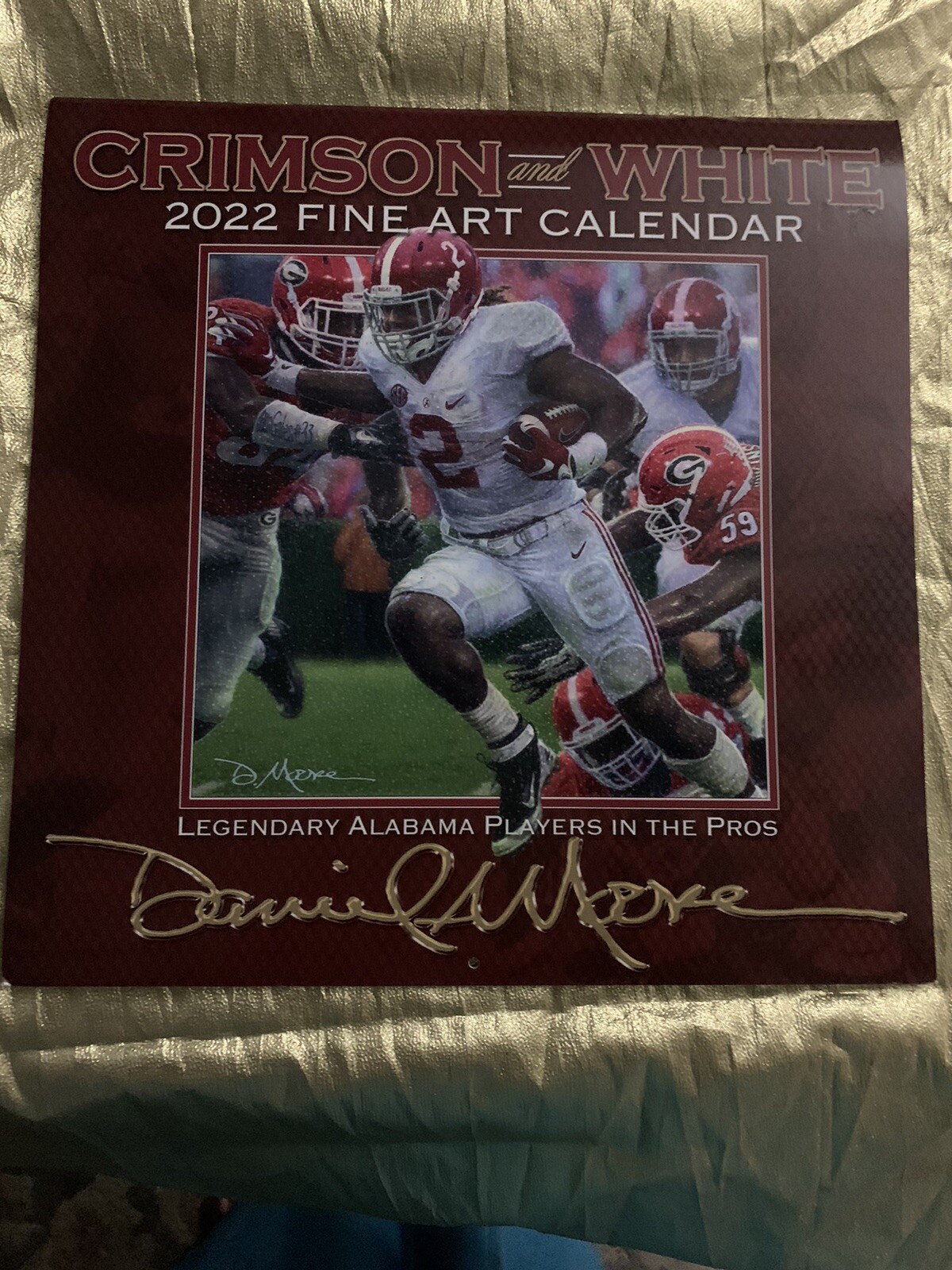 2022 Daniel A. Moore Crimson and White Calendar. Derrick Henry On Cover 2022 Daniel A. Moore Crimson and White Calendar. Derrick Henry On Cover