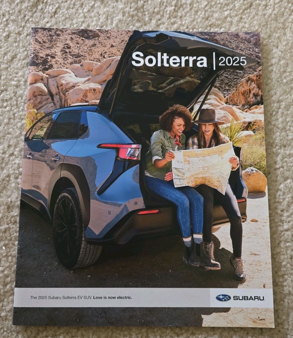 2025 Subaru Solterra Original Sales Brochure 2025 Subaru Solterra Original Sales Brochure