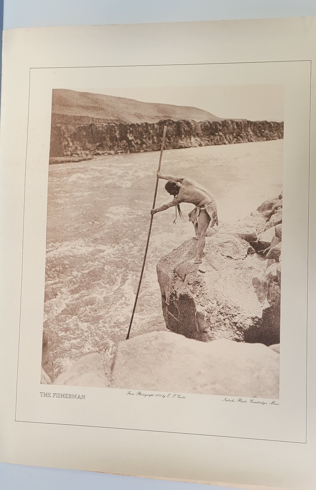 The Fisherman Edward Curtis Native American Nateche Prints Cambridge