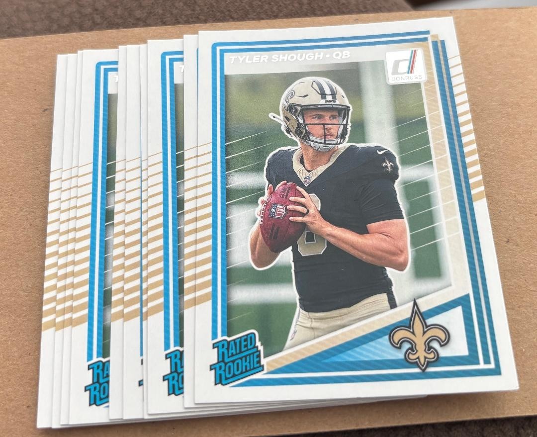 Lot of 25 2025 Donruss TYLER SHOUGH SAINTS # 304 Lot of 25 2025 Donruss TYLER SHOUGH SAINTS # 304
