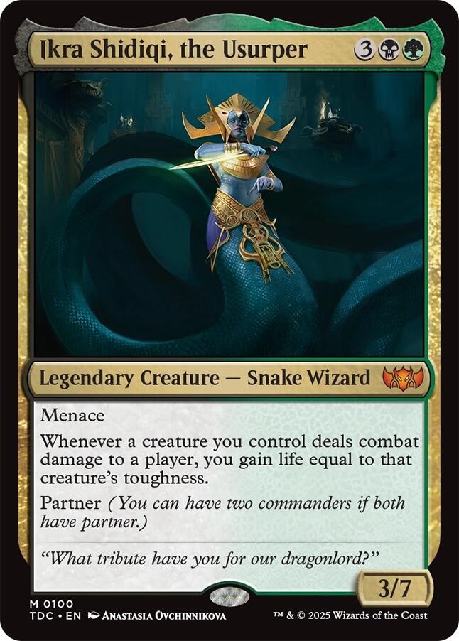 Ikra Shidiqi, the Usurper [Tarkir: Dragonstorm Commander] Near Mint