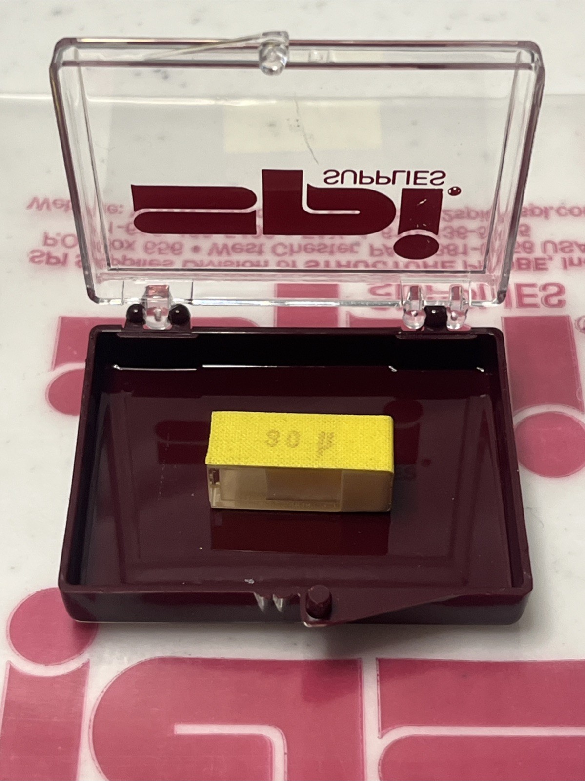 NOS SPI Supplies Platinum Disc Aperture 30um (30 Micron) - New- SEM - PT 06 B