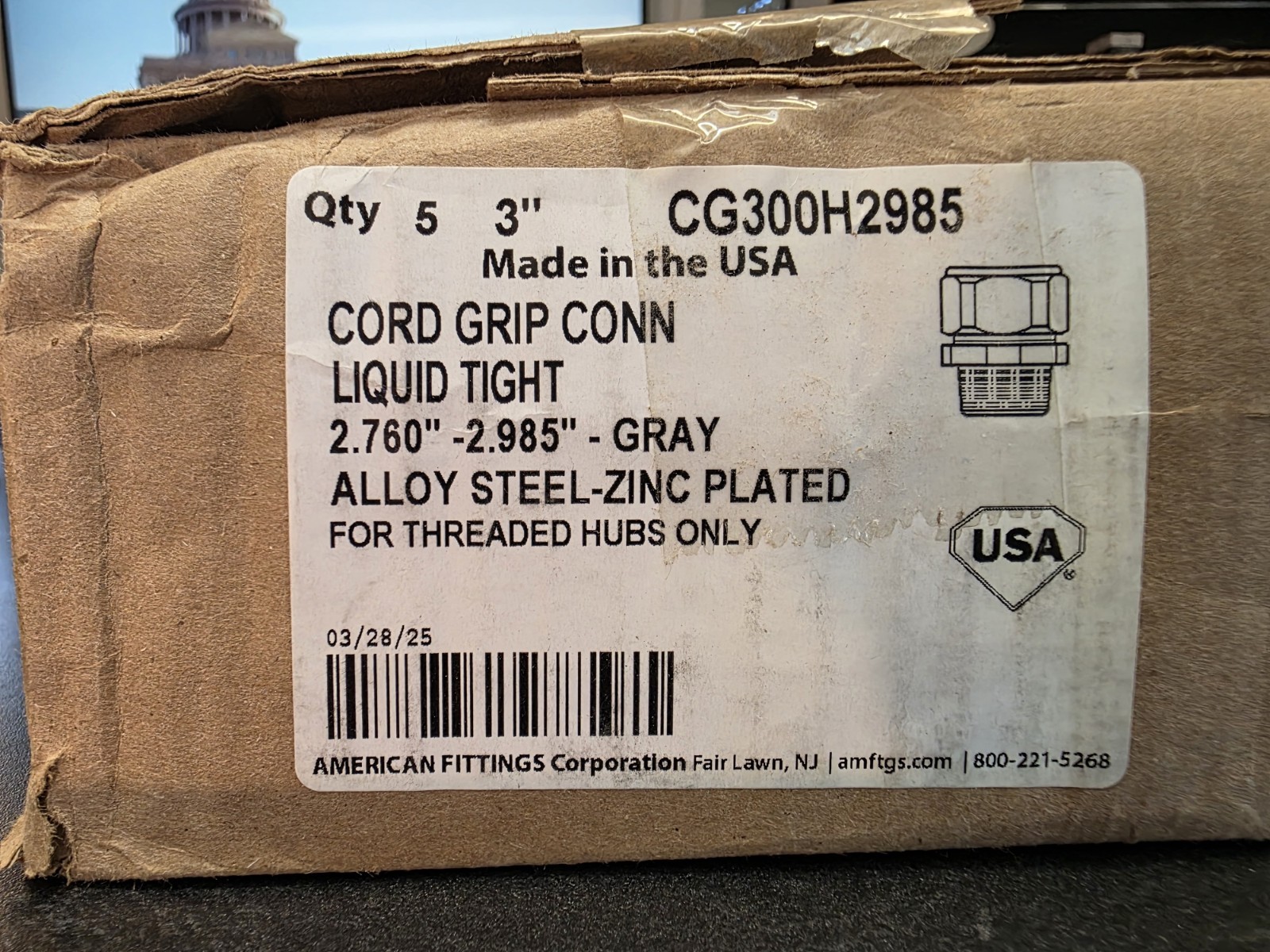 American Fittings CG300H2985 3 American Fittings CG300H2985 3