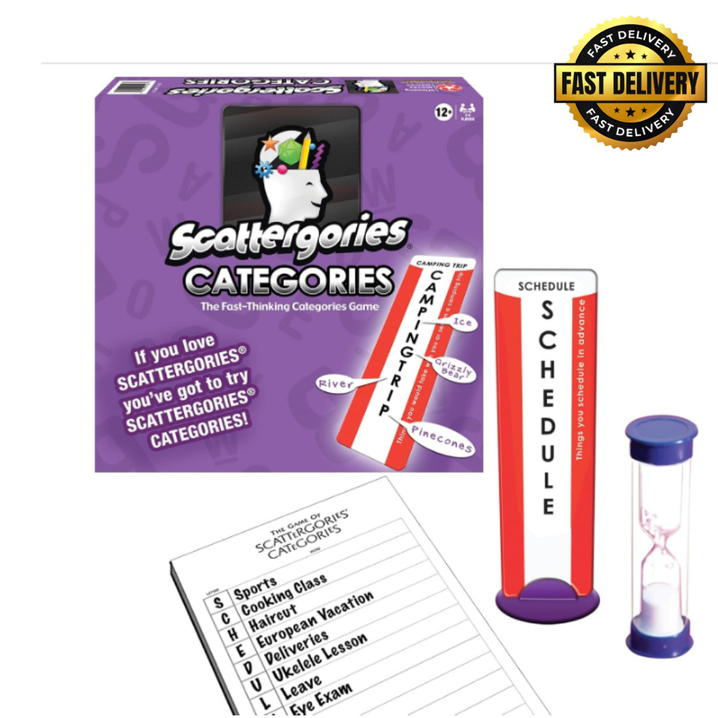 Winning Moves Scattergories Categories, Twist on the Classic American Game