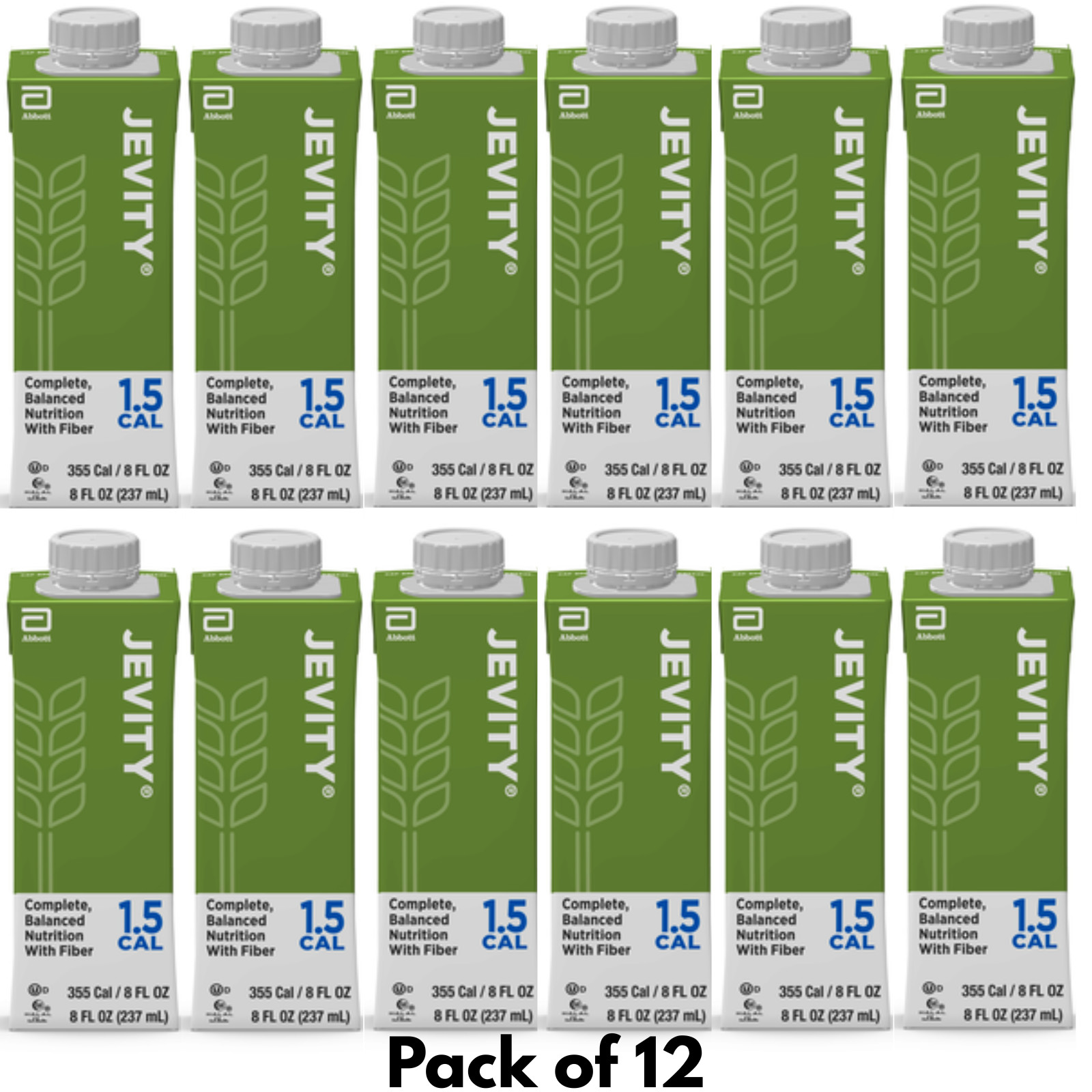 Jevity 1.5 Cal Tube Feeding Formula with Fiber 8oz Pack - 12Ct Expiry Dec 2027 Jevity 1.5 Cal Tube Feeding Formula with Fiber 8oz Pack - 12Ct Expiry Dec 2027