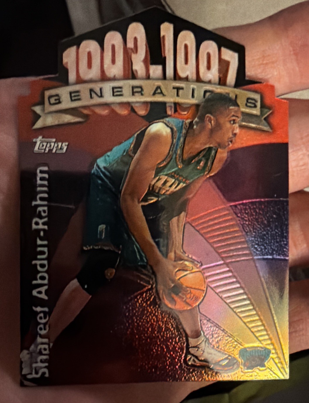 1997-98 Topps - Generations Shareef Abdur-Rahim #G27 1997-98 Topps - Generations Shareef Abdur-Rahim #G27