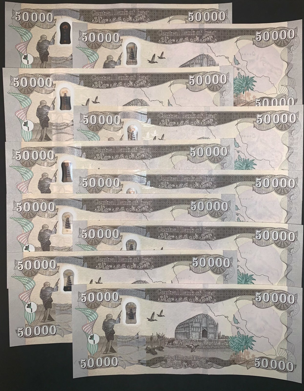 ONE MILLION of IRAQI DINAR - 1,000,000 IQD - 20 x 50,000 - NEW AUTHENTIC MONEY ONE MILLION of IRAQI DINAR - 1,000,000 IQD - 20 x 50,000 - NEW AUTHENTIC MONEY