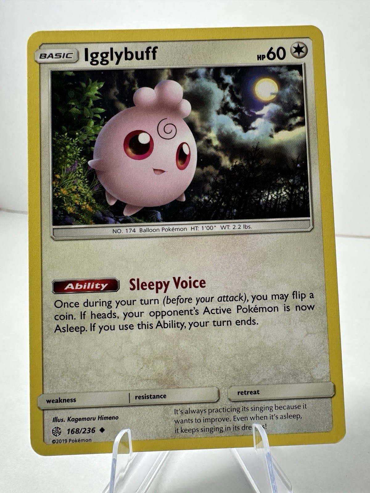 Igglybuff 168/236 from Pokémon Sun & Moon: Unified Minds.