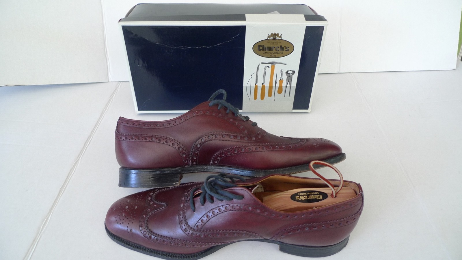 Church\'s Custom Grade Leather Oxford Shoes-Chetwynd- Made @ England- Size 11.5 C