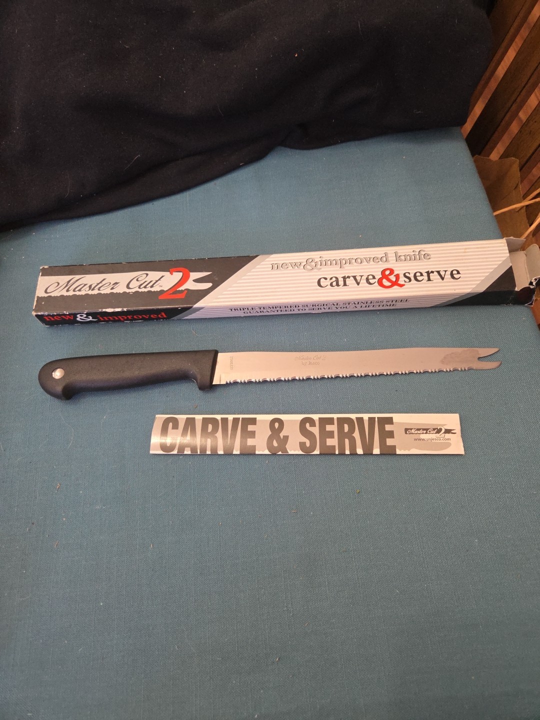 Vintage Jesco Intl Master Cut 2 Carve And Serve Knife Surgical Stainless...