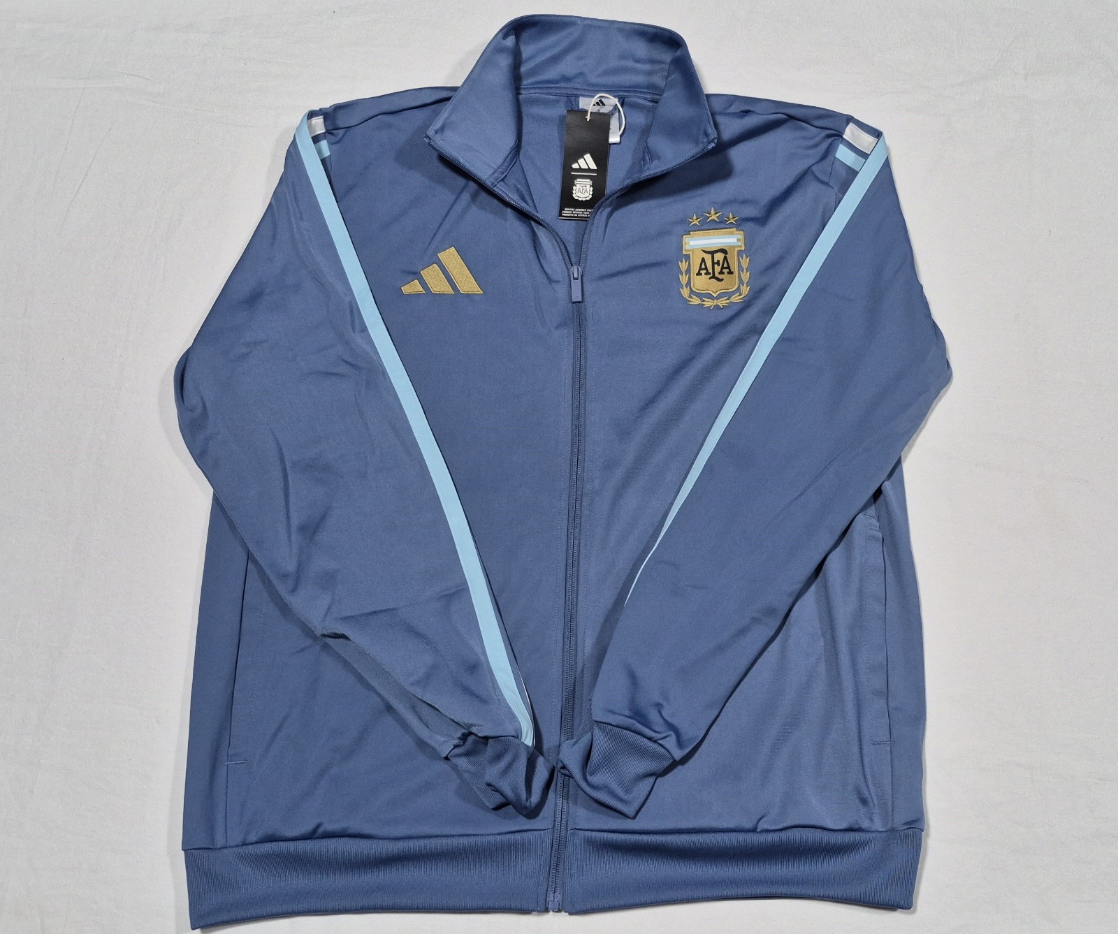 Adidas AFA  Mens Argentina National Team Track  Soccer Football  Jacket JZ6289
