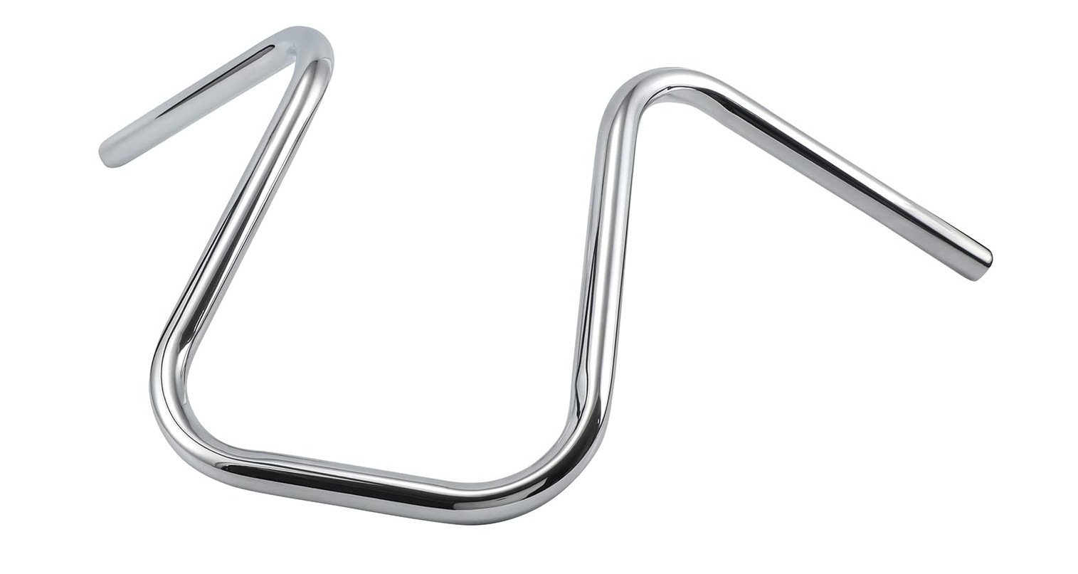 12'' Rise 1'' Round Ape Hanger HandleBars Fit Harley Street Bob Sportste