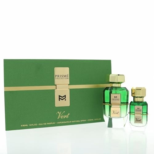 Patek Maison Prisme Vert 2 Pcs Eau De Parfum 3 oz Gift Set for Men | Spicy Woody