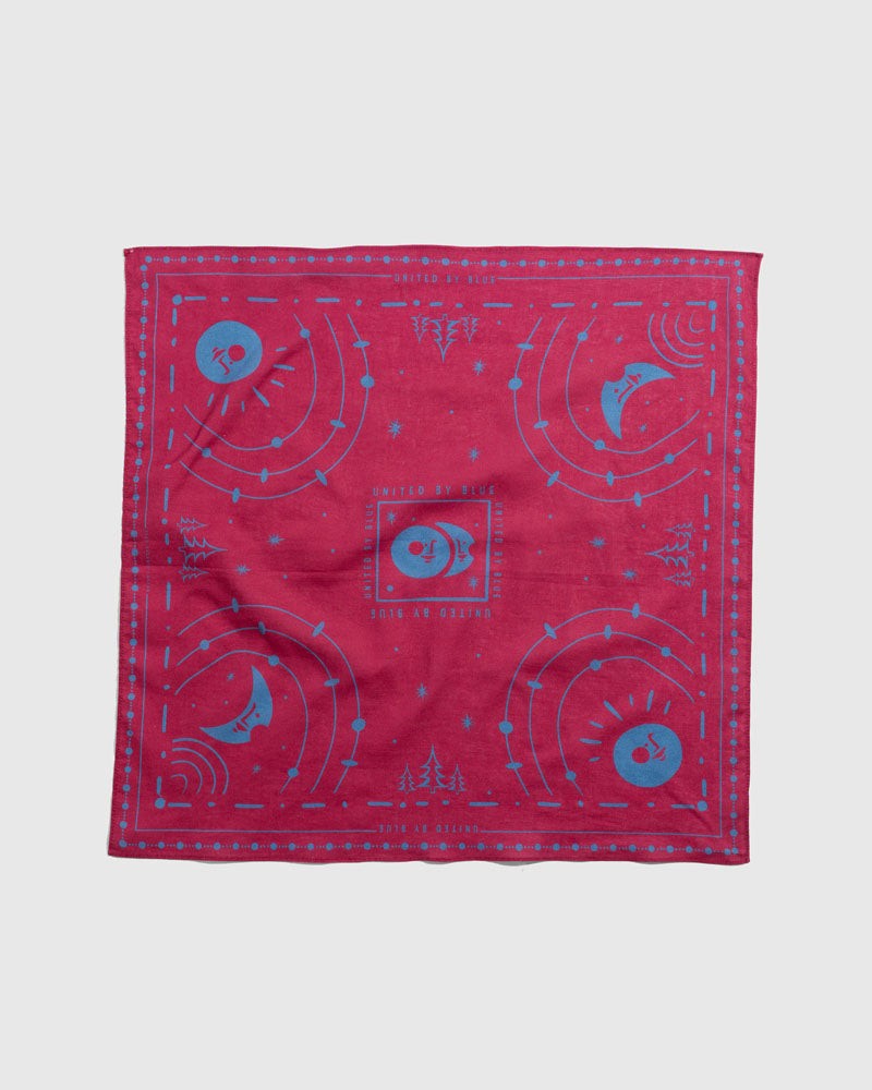 United By Blue Organic Bandana Egret Color Eco-Friendly Cotton Scarf