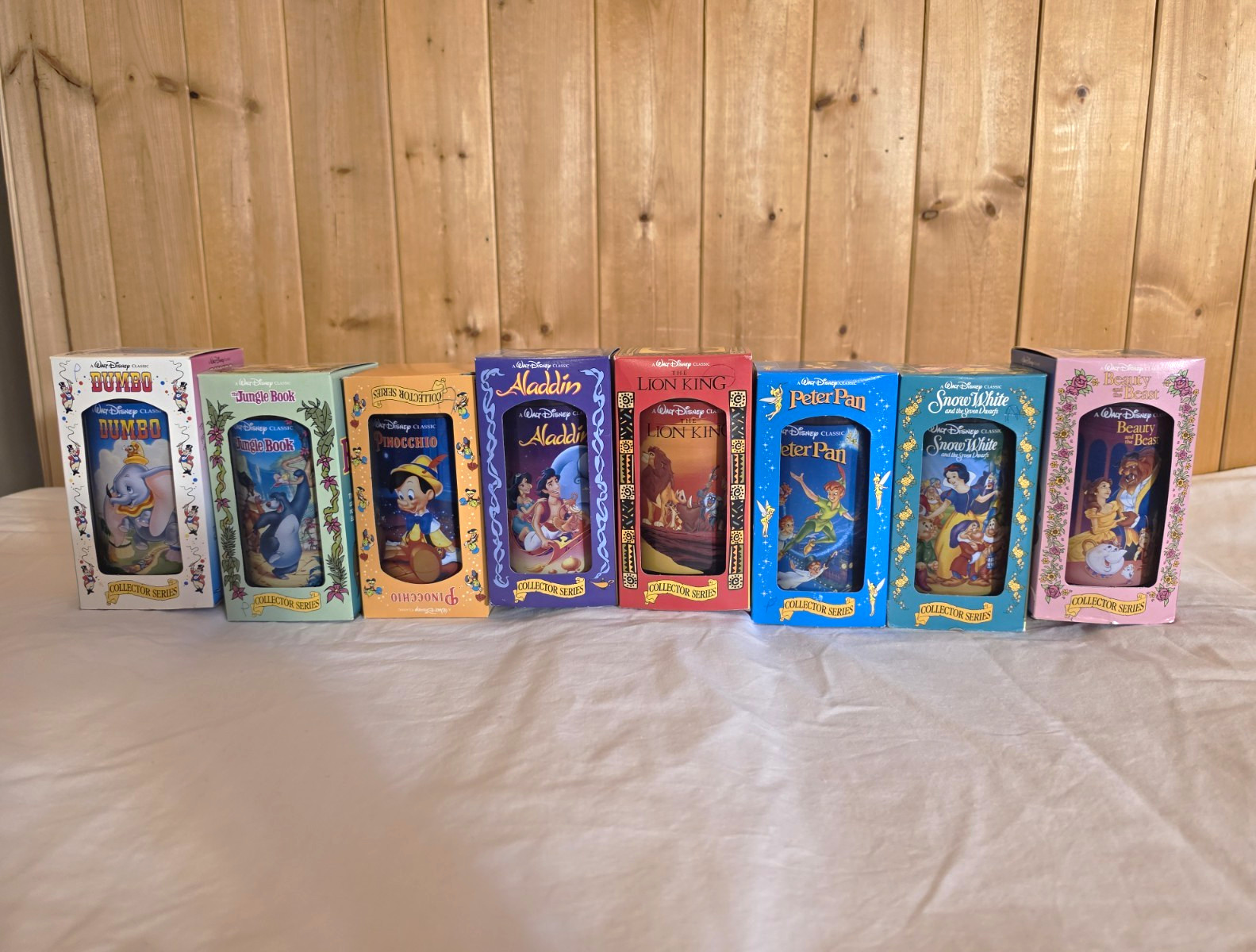 1994-95 Burger King Disney Collector Glasses Complete 12 Pc Set NOS Mint 1994-95 Burger King Disney Collector Glasses Complete 12 Pc Set NOS Mint