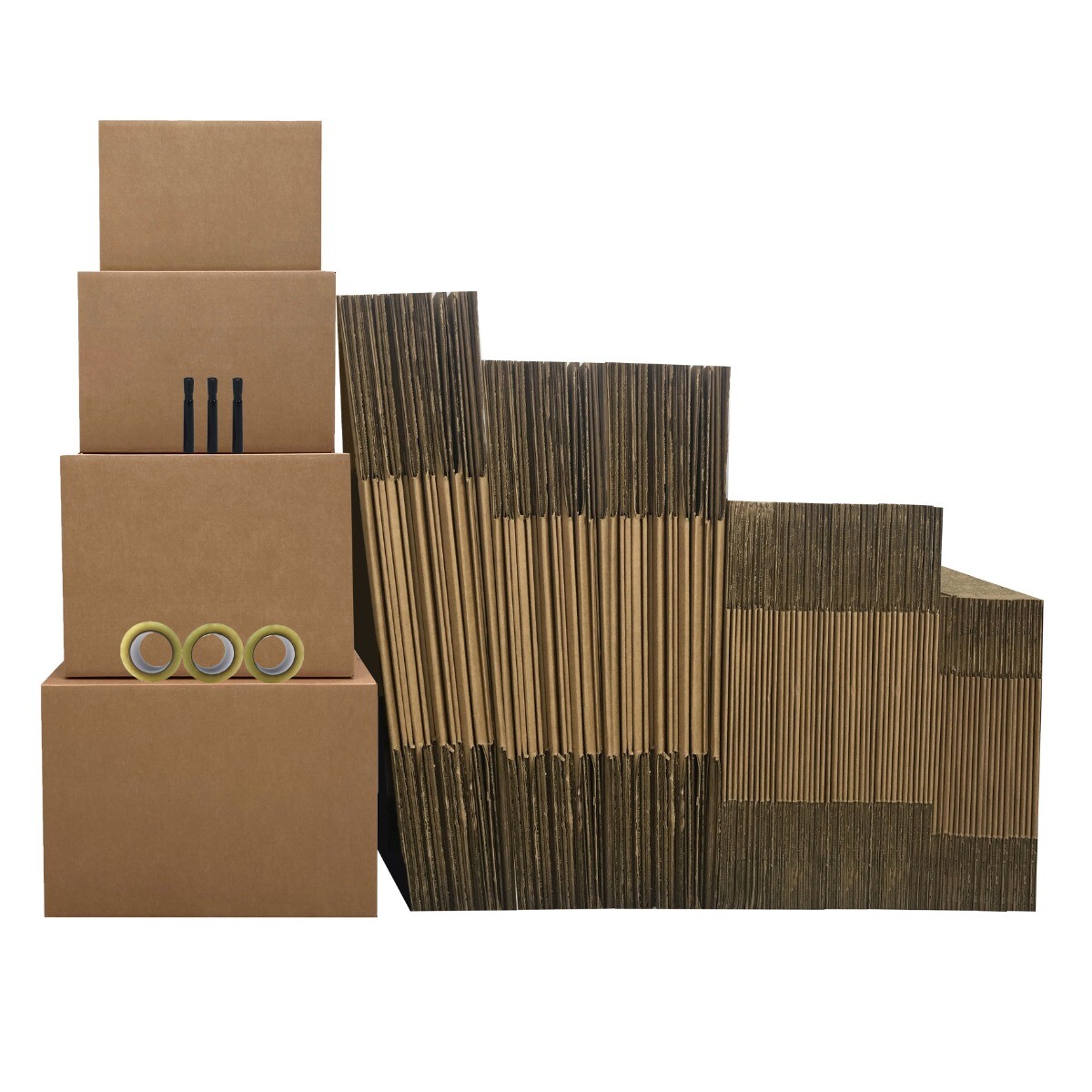 UBMOVE 7 Room Economy Moving Kit 82 Moving Boxes & Boxing Supplies 