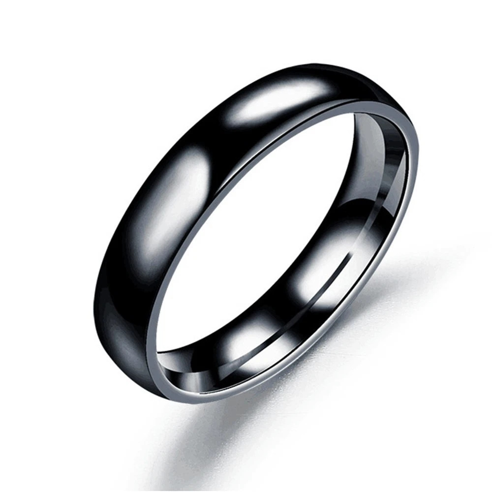 4-6MM SILVER GOLD PLATED STAINLESS STEEL MEN WOMEN WEDDING RING BAND SIZE 6-13