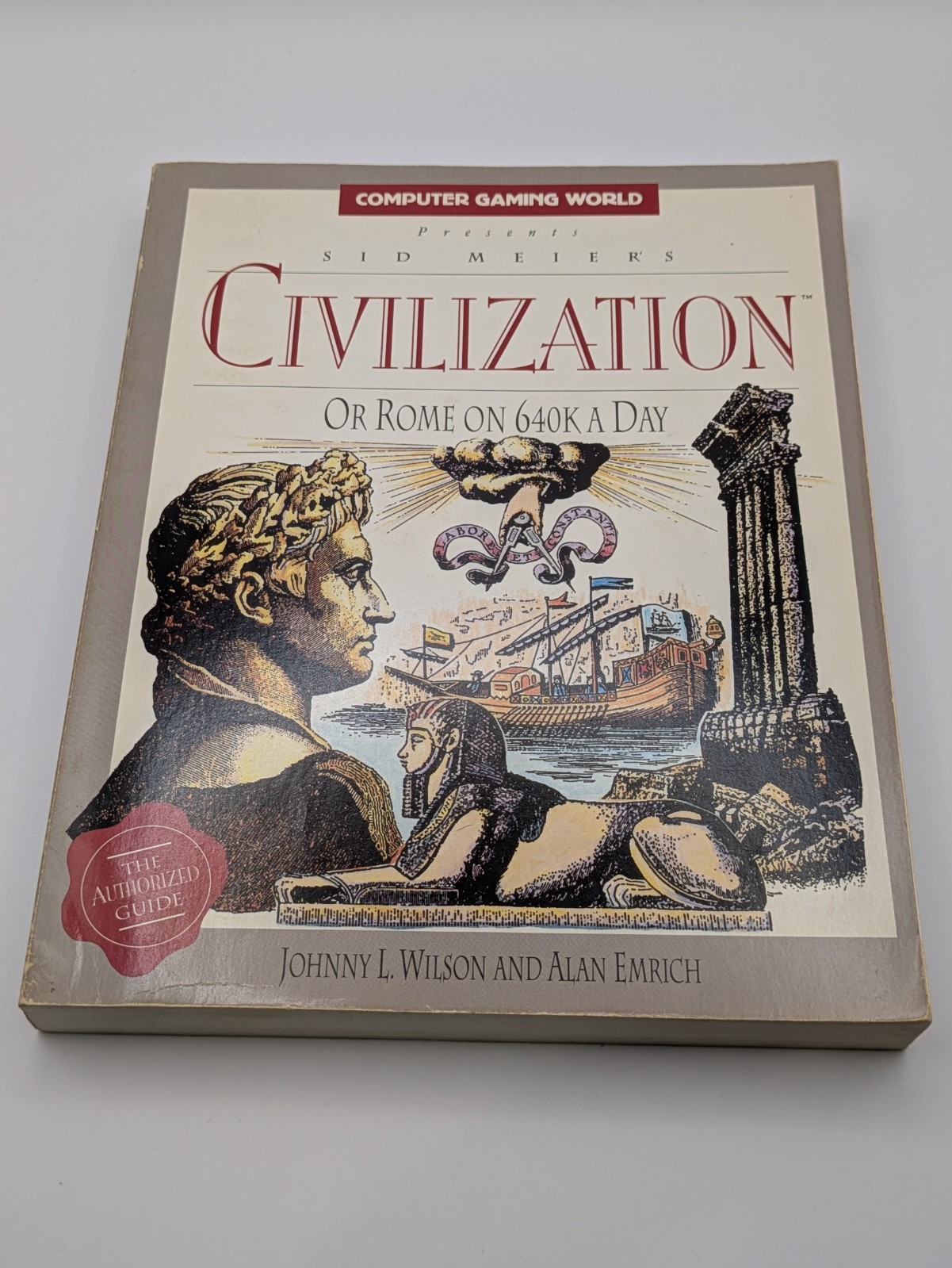Sid Meier\'s Civilization Or Rome on 640K A Day (1992) Authorized Guide, RARE Sid Meier\'s Civilization Or Rome on 640K A Day (1992) Authorized Guide, RARE