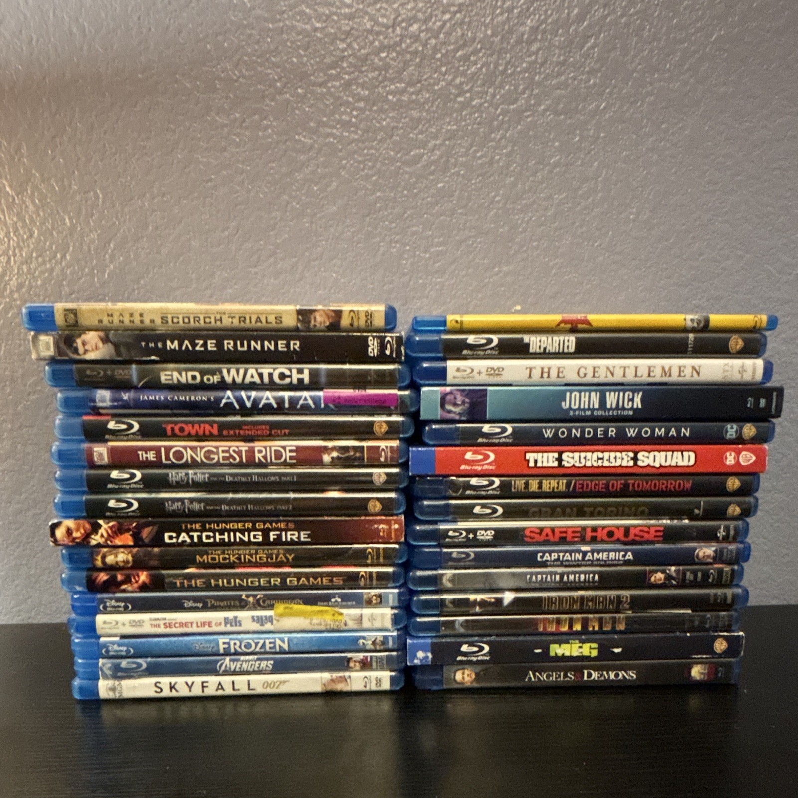 Blu-ray Mixed Movie Lot Bundle, Hunger Games, John Wick, items sold separately 