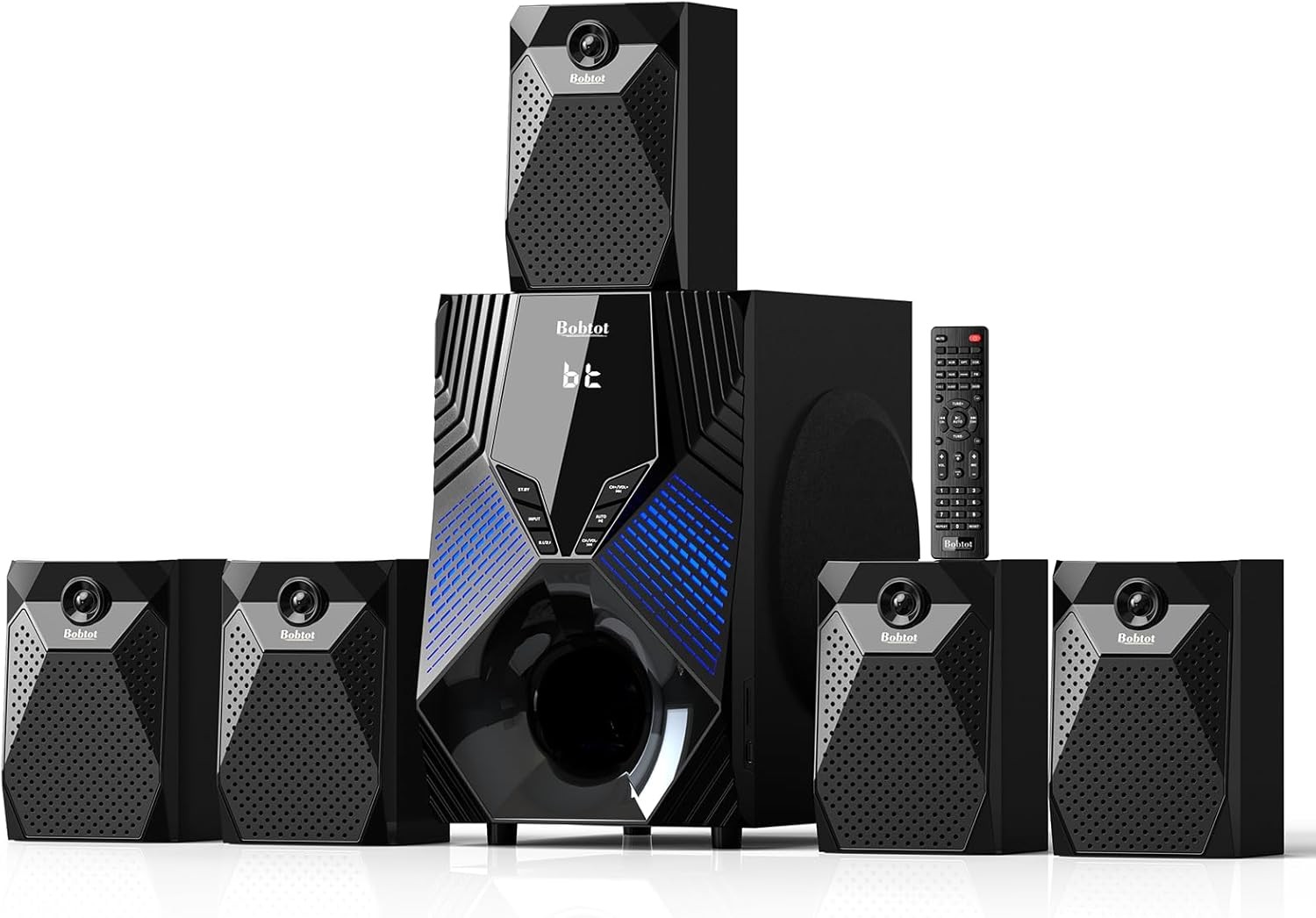 1000W 5.1 Surround Sound System Home Theater 8