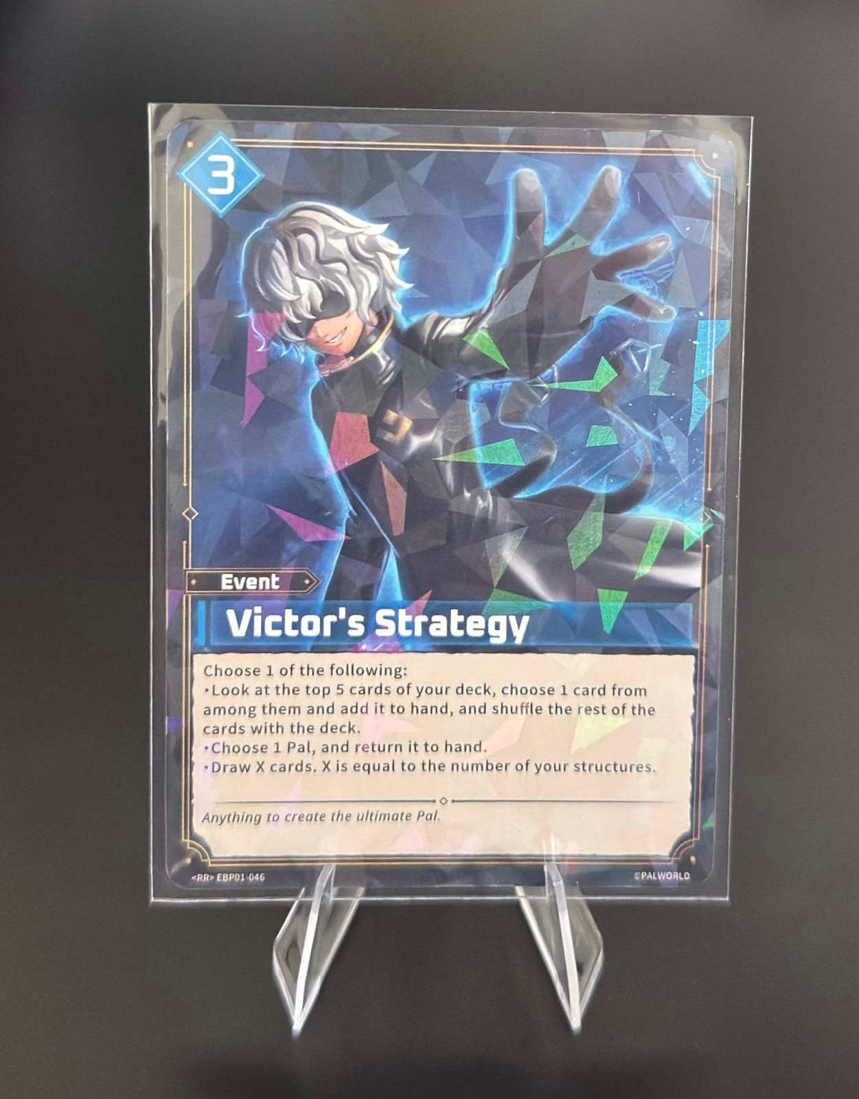 Victor\'s Strategy Foil - EBP01-046 RR - NM - Palworld Victor\'s Strategy Foil - EBP01-046 RR - NM - Palworld