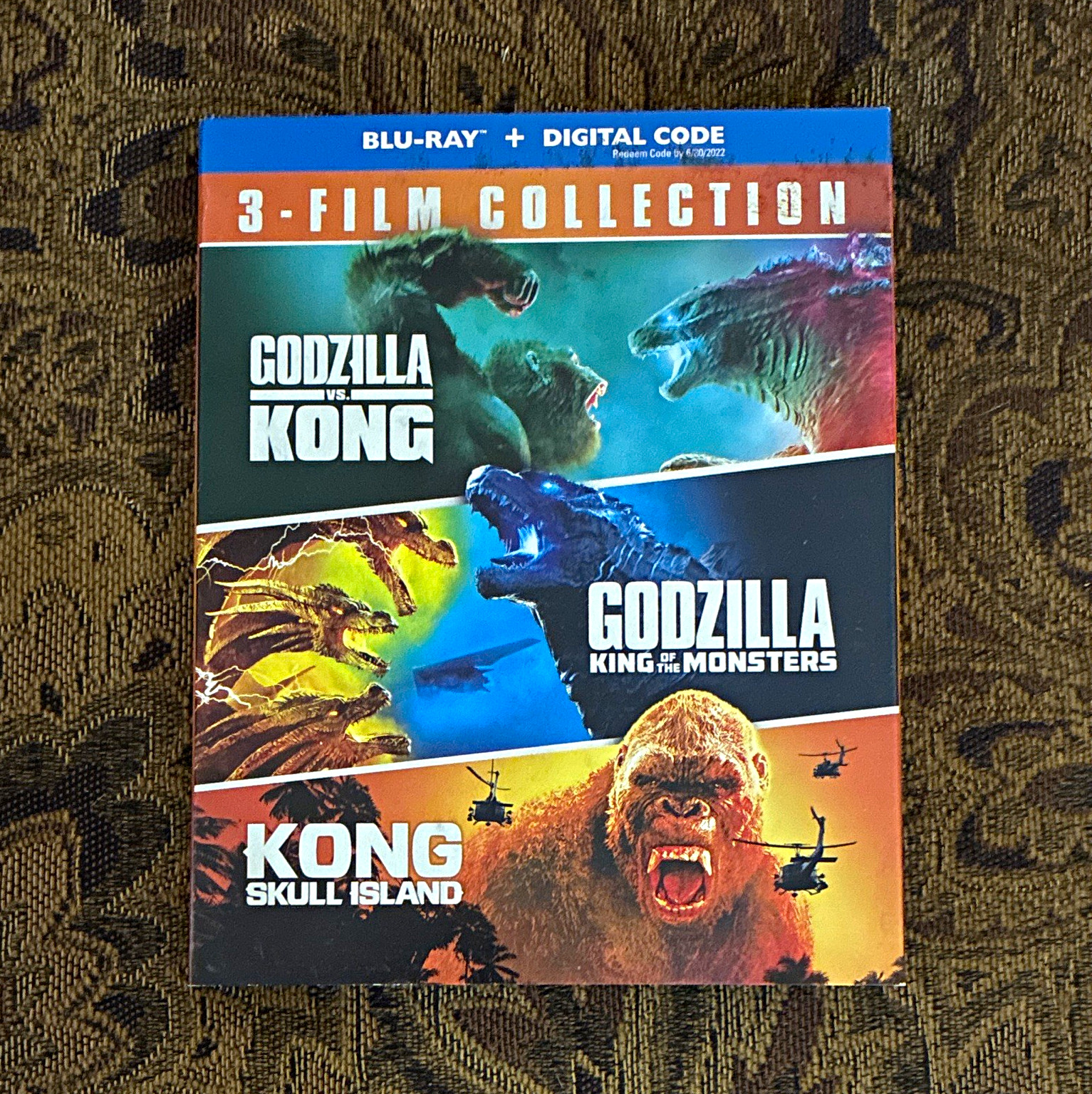 Godzilla 3-Film Collection Blu-ray + Digital Code PG-13 (Godzilla vs Kong) Godzilla 3-Film Collection Blu-ray + Digital Code PG-13 (Godzilla vs Kong)