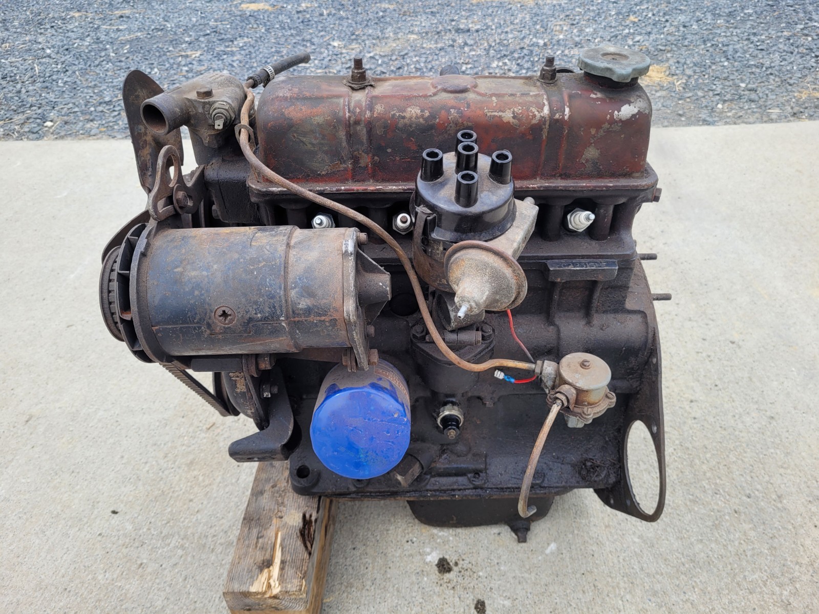 Running Triumph Spitfire MK1 Original 1147cc Engine, 9:1 comp Running Triumph Spitfire MK1 Original 1147cc Engine, 9:1 comp