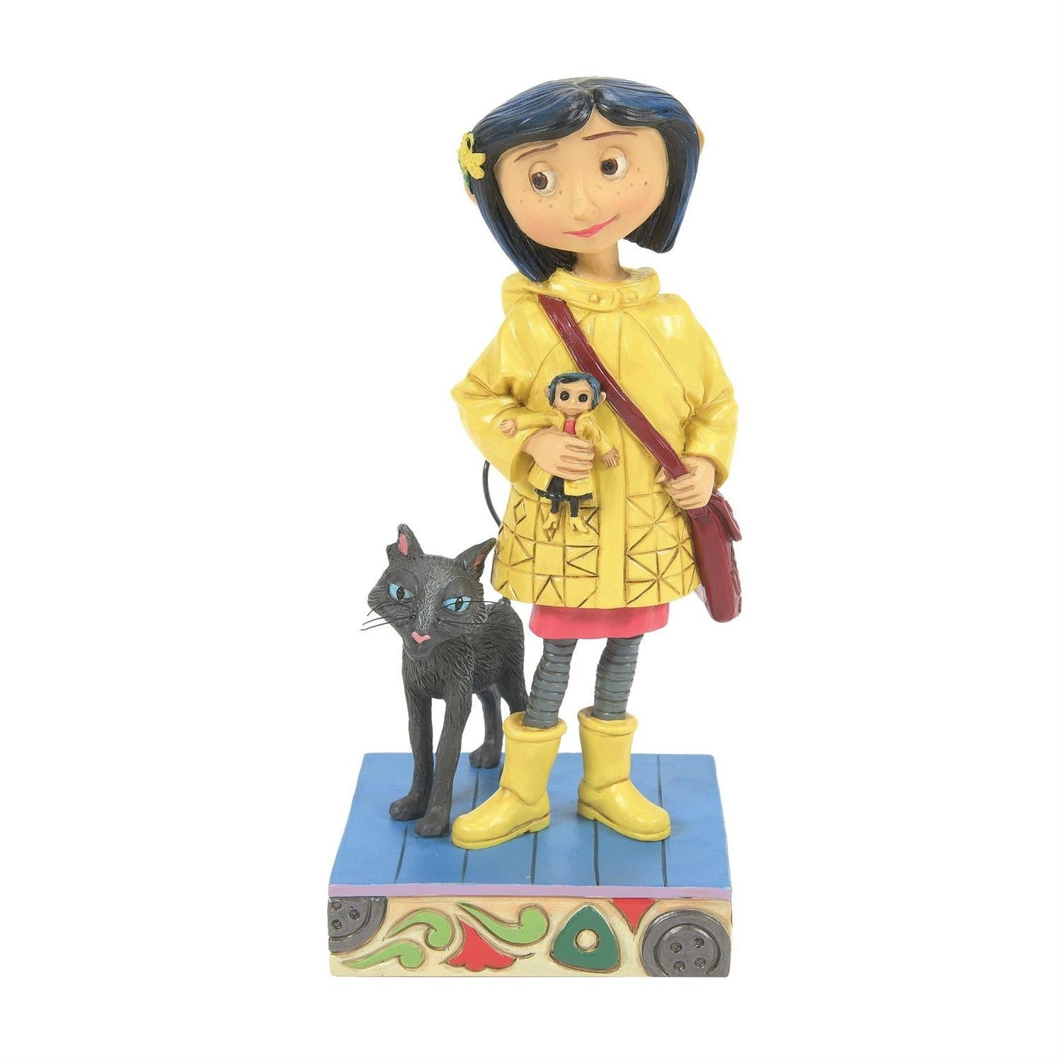 Jim Shore CORALINE IN YELLOW RAINCOAT-CORALINE JONES 6016421 NEW
