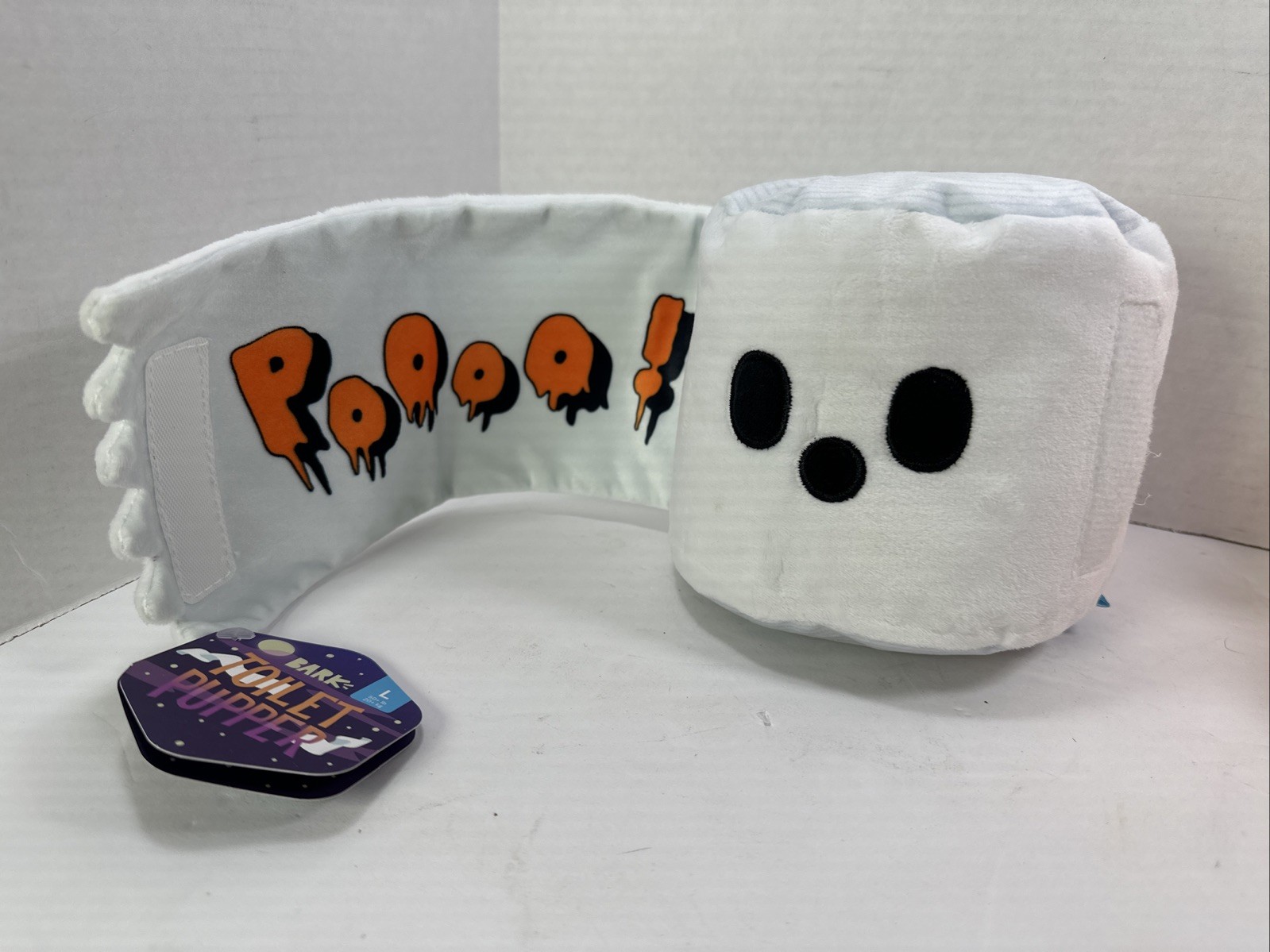 BARK Dog Toy Toilet Paper Plush Size Large Crinkle Squeak BARK Dog Toy Toilet Paper Plush Size Large Crinkle Squeak