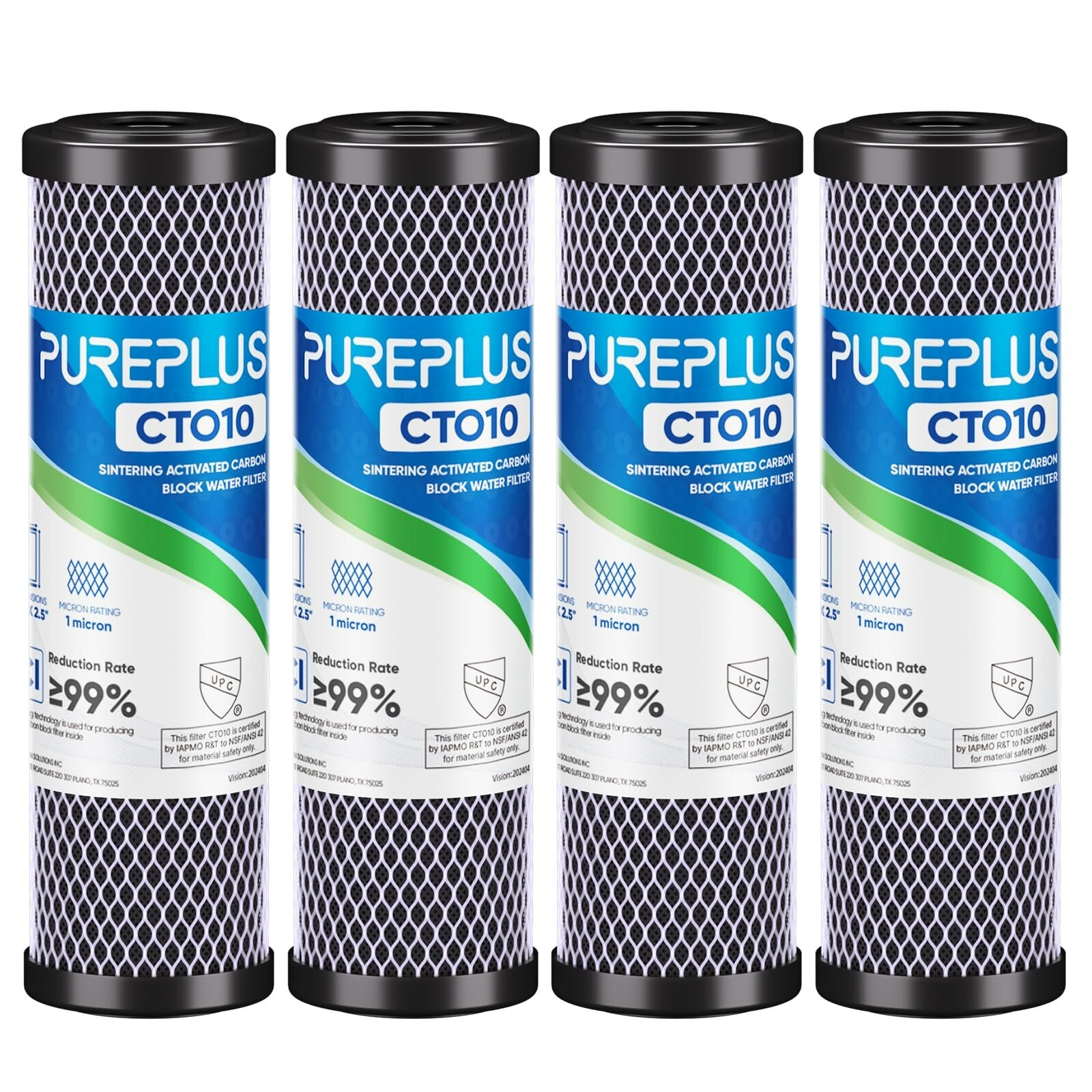 Whole House CTO Carbon Water Filter Cartridge 1 Micron 2.5\ Whole House CTO Carbon Water Filter Cartridge 1 Micron 2.5\