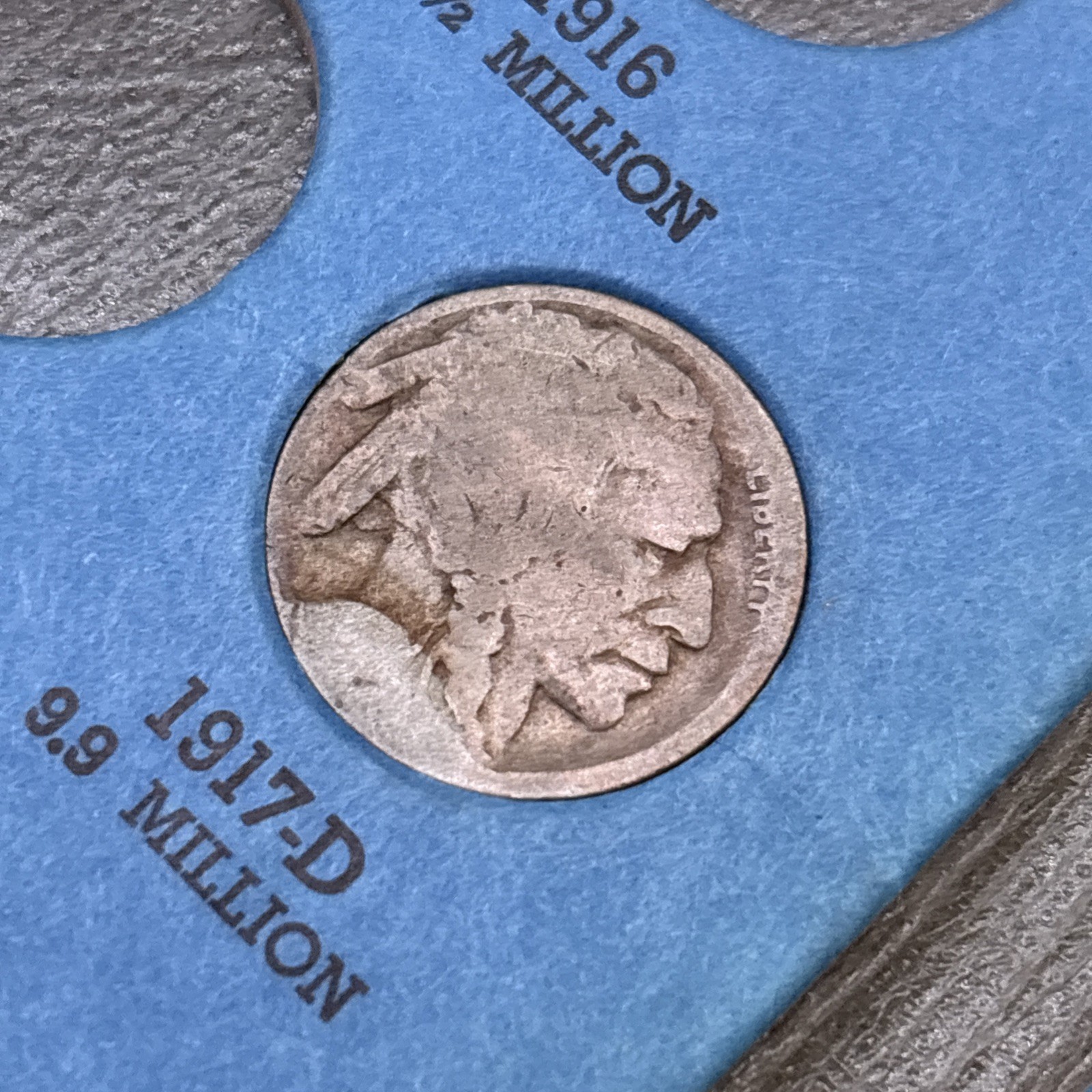 1917 D Buffalo Nickel MS UNC Key Date Indian Bison 5c Excellent 🔥