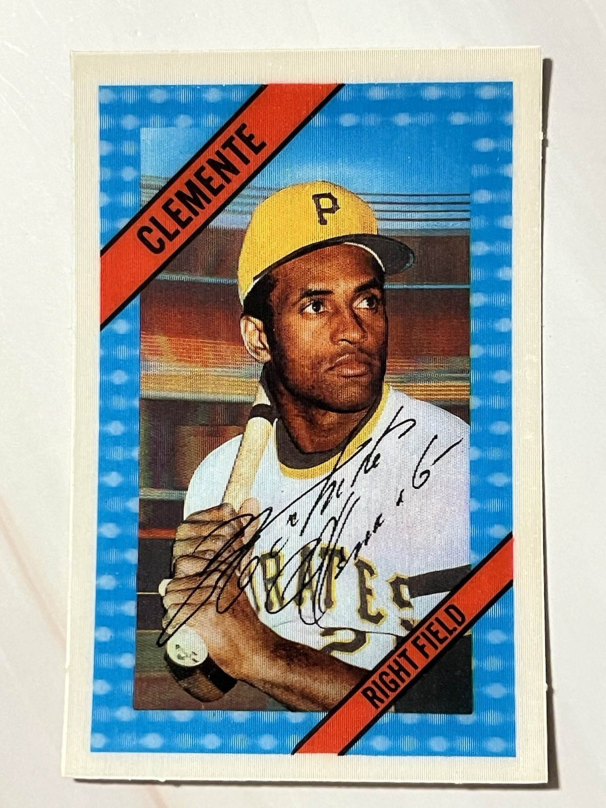 1972 Kellogg\'s 3D Super Stars Baseball Card Roberto Clemente Pirates #49 1972 Kellogg\'s 3D Super Stars Baseball Card Roberto Clemente Pirates #49