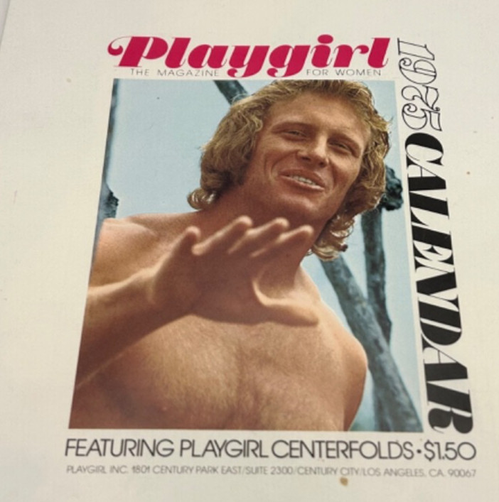 Vintage 1974-75 Playgirl Calendar Complete Male Centerfold Pin Up Calendar
