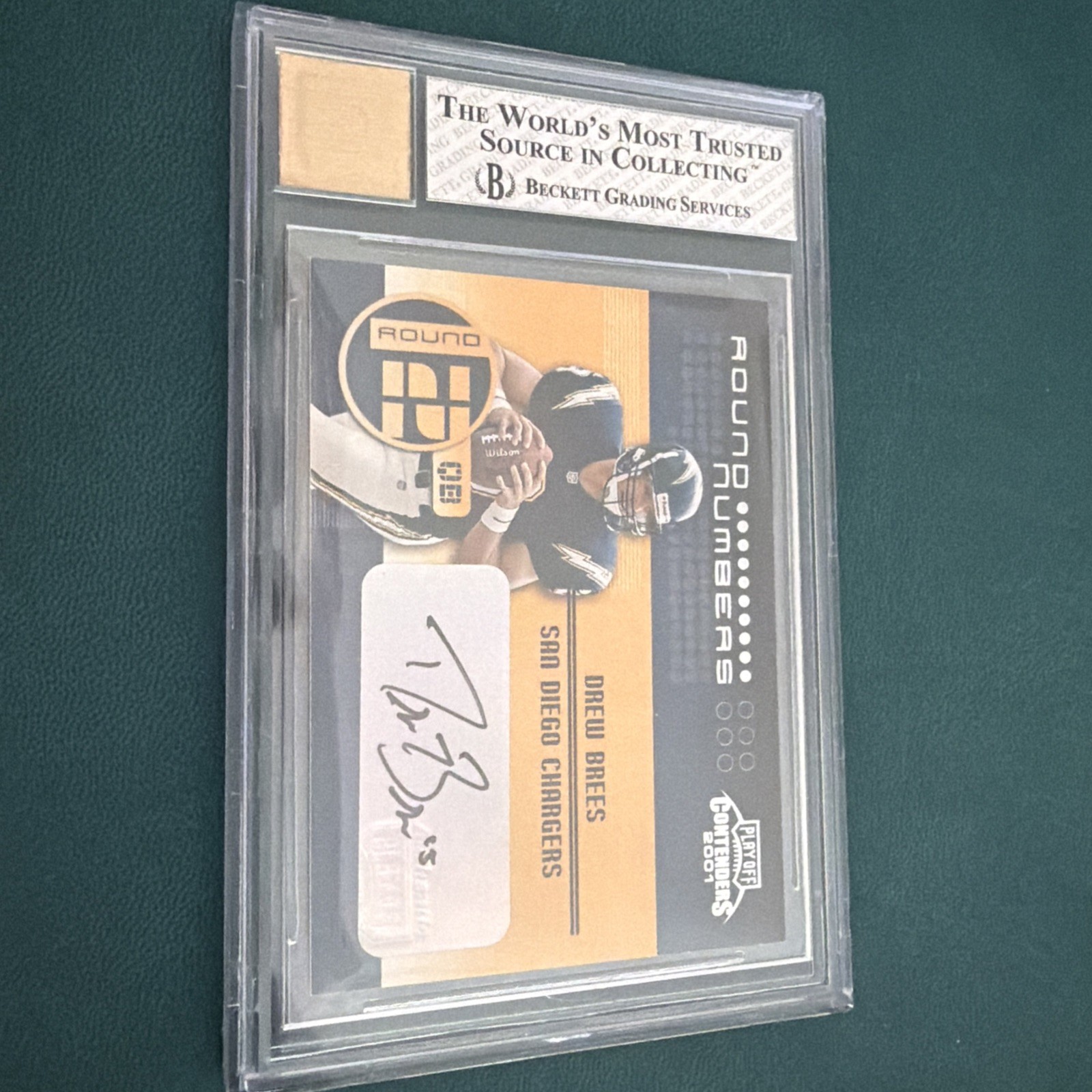 2001 Playoff Contenders Round Numbers Drew Brees Dual Auto Rookie Quincy Carter 2001 Playoff Contenders Round Numbers Drew Brees Dual Auto Rookie Quincy Carter