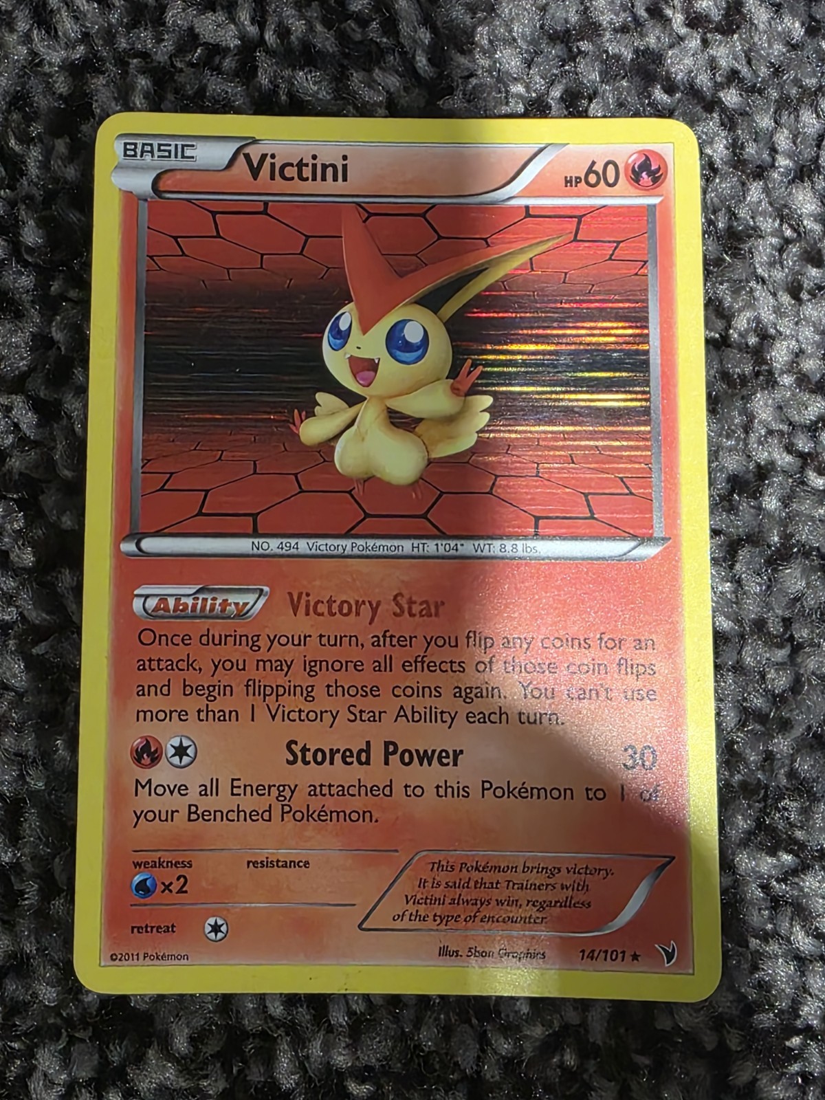 Victini 14 Noble Victories 14/101 Reverse Holo