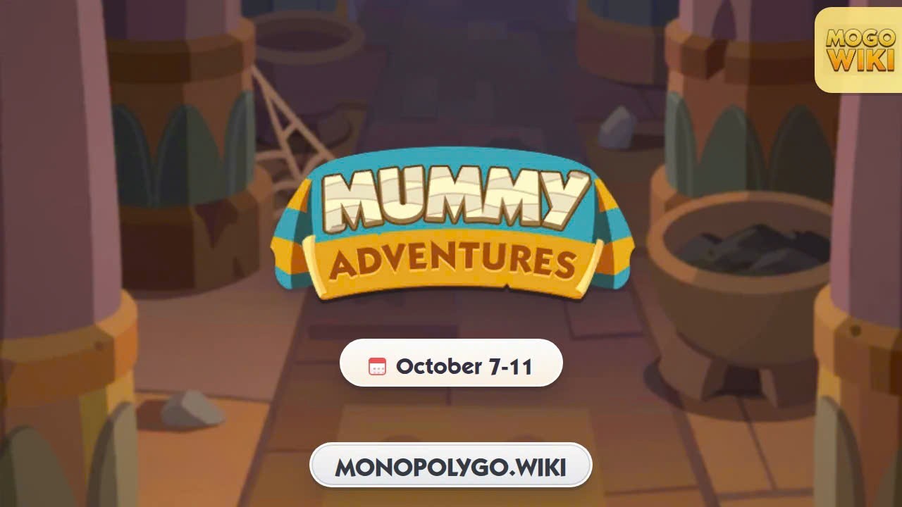 🌈Monopoly_GO🔥 MUMMY ADVENTURES🔥Full Carry - 4 Slots Fast Delivery 24/7
