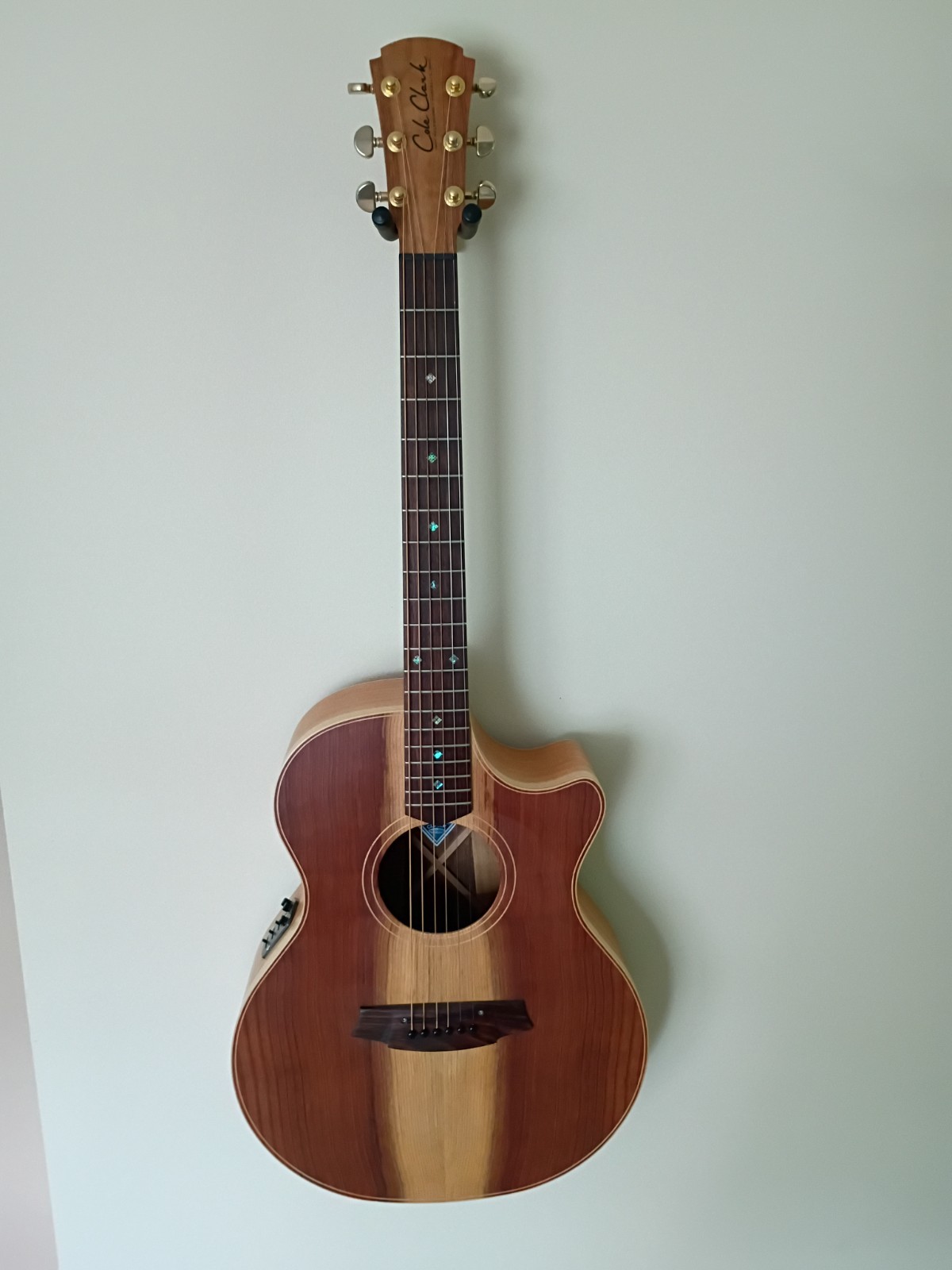 2016 Cole Clark AN2EC-RDBL Angel Acoustic Guitar, 3-way pickup system, charity
