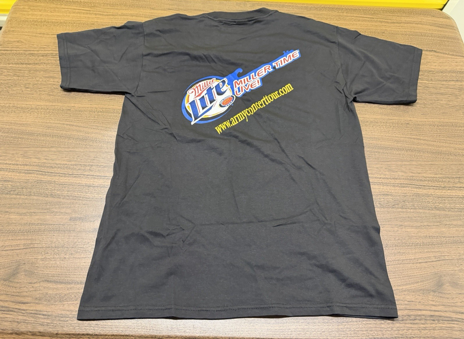 Vintage 2000s Miller Lite Army Concert Tour Deadstock T-Shirt Y2K - Large