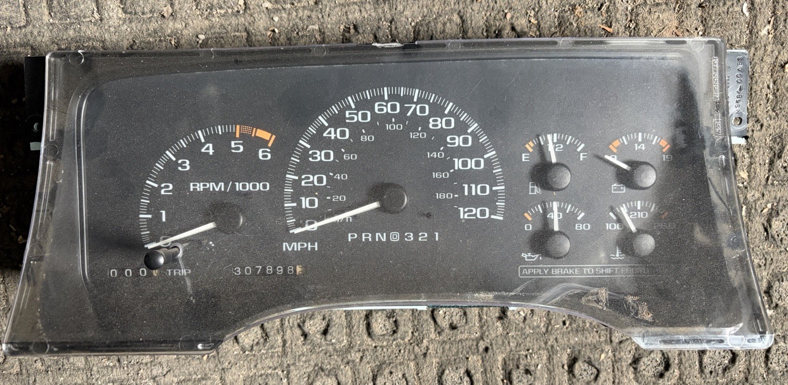 99-00 Escalade Denali 120 MPH Gauge Instrument Cluster 95-98 Chevy GMC Truck